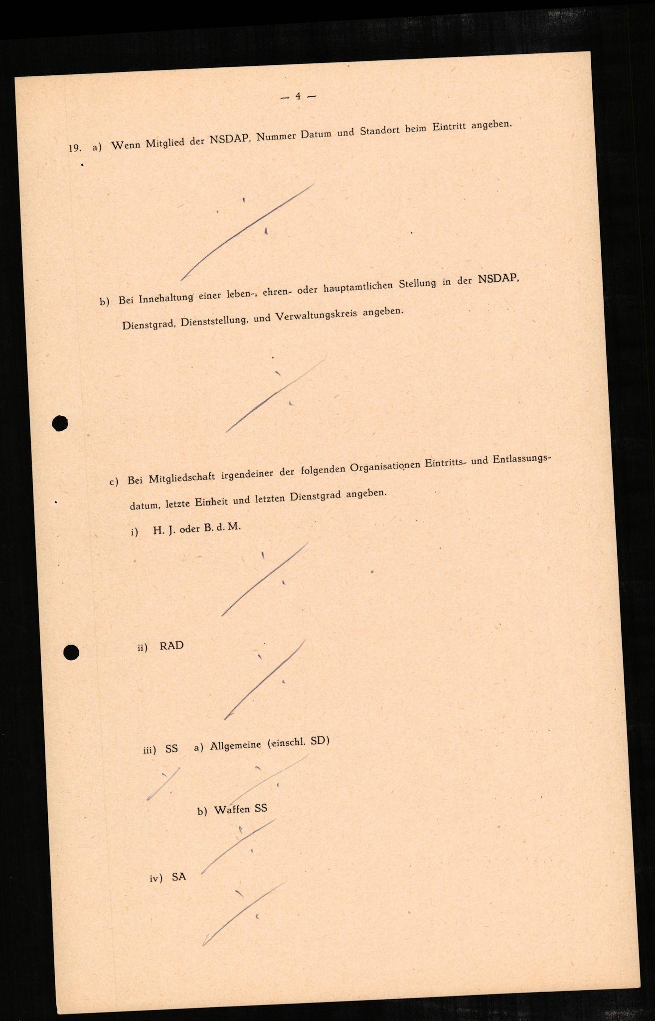 Forsvaret, Forsvarets overkommando II, AV/RA-RAFA-3915/D/Db/L0004: CI Questionaires. Tyske okkupasjonsstyrker i Norge. Tyskere., 1945-1946, p. 88