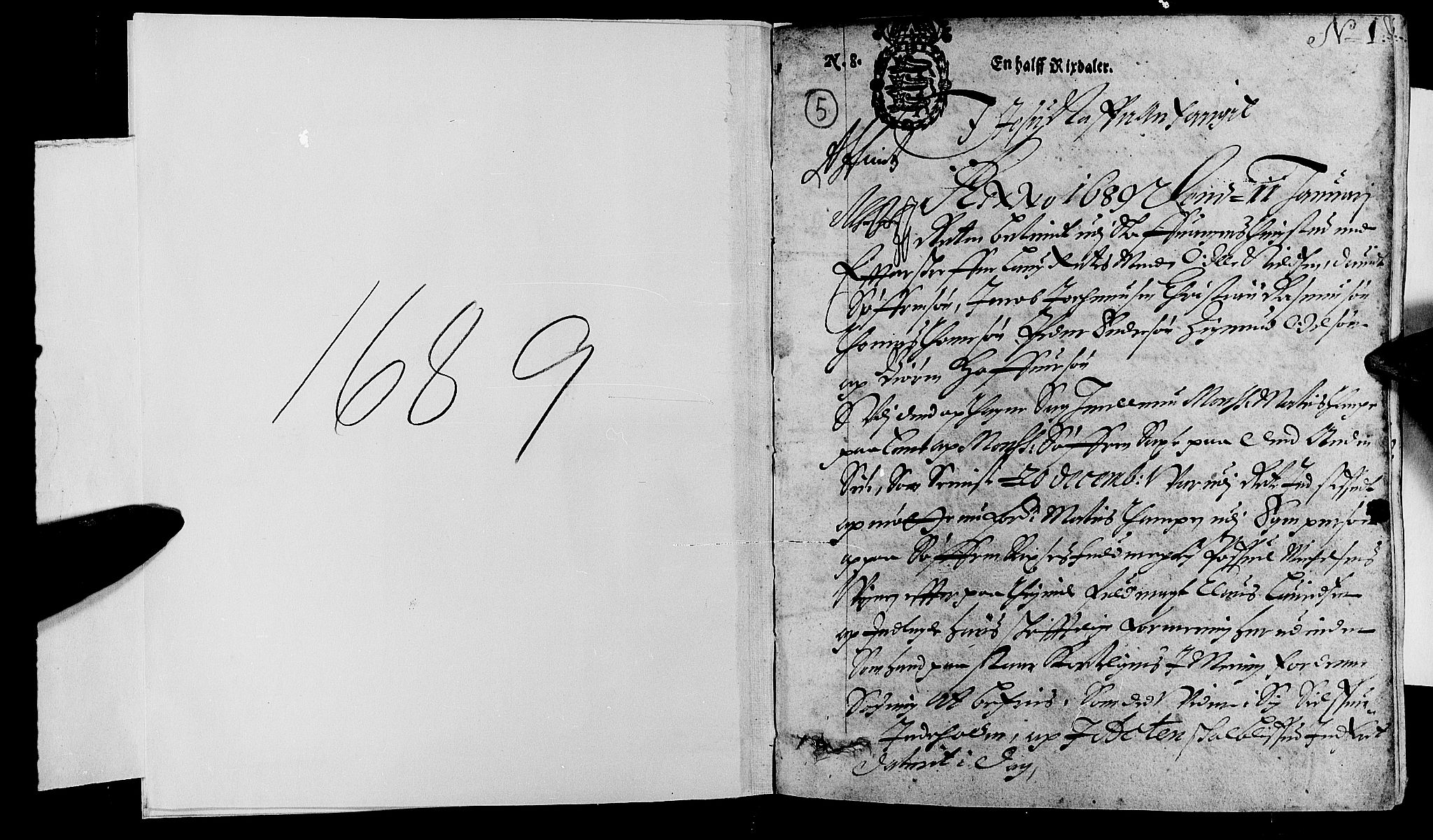 Jæren og Dalane sorenskriveri, AV/SAST-A-100306/3/30/30BA/L0045: TINGBOK, 1689, p. 0b-1a