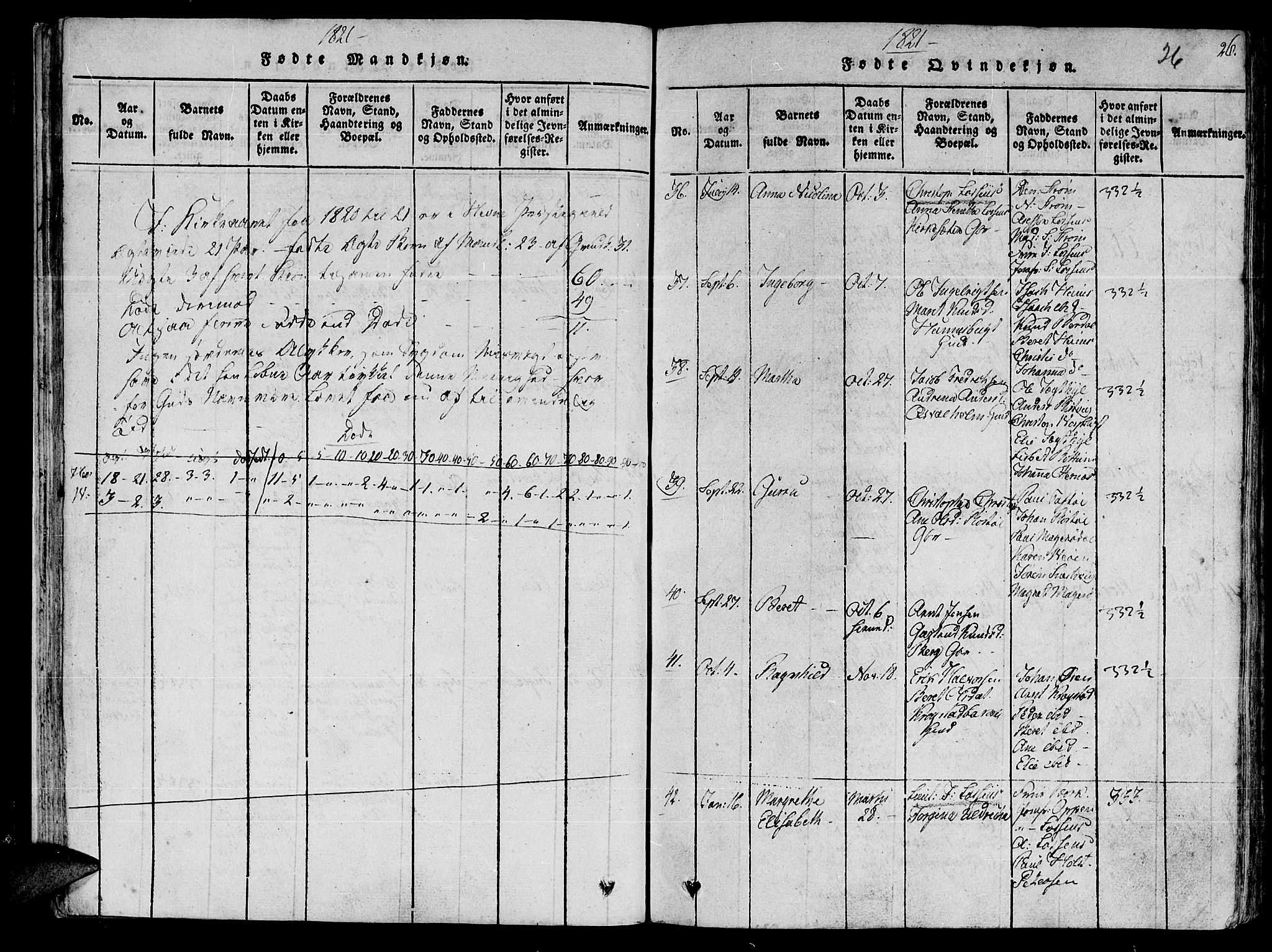 Ministerialprotokoller, klokkerbøker og fødselsregistre - Sør-Trøndelag, SAT/A-1456/630/L0491: Parish register (official) no. 630A04, 1818-1830, p. 26