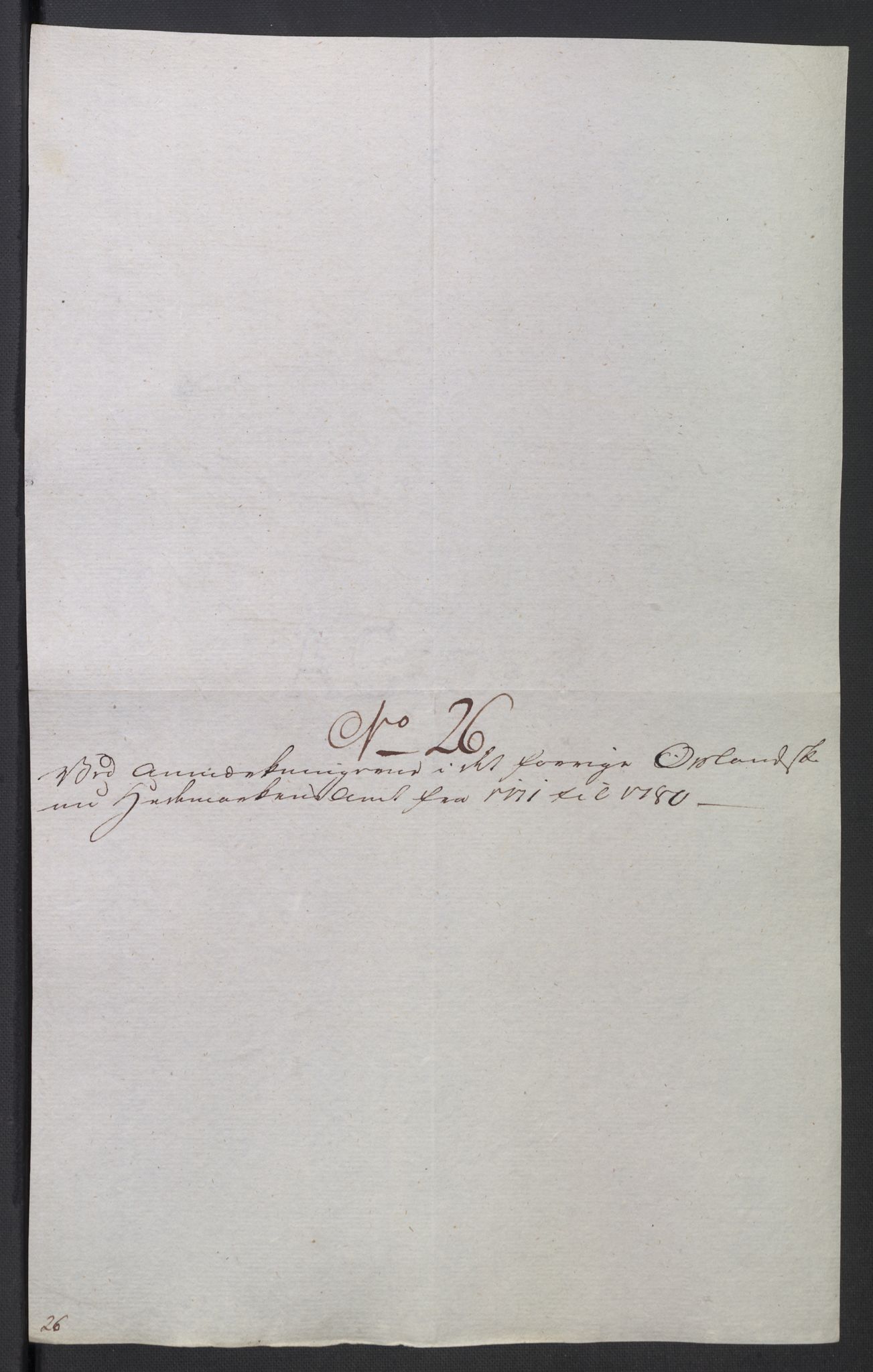 Rentekammeret inntil 1814, Reviderte regnskaper, Mindre regnskaper, AV/RA-EA-4068/Rb/L0014: Opplands amt, 1771-1779, p. 727