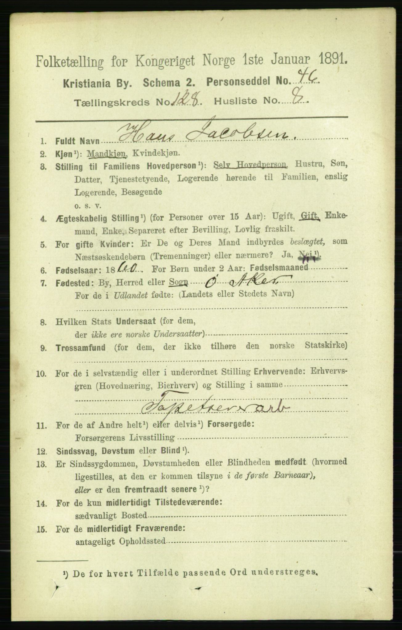 RA, 1891 census for 0301 Kristiania, 1891, p. 68824