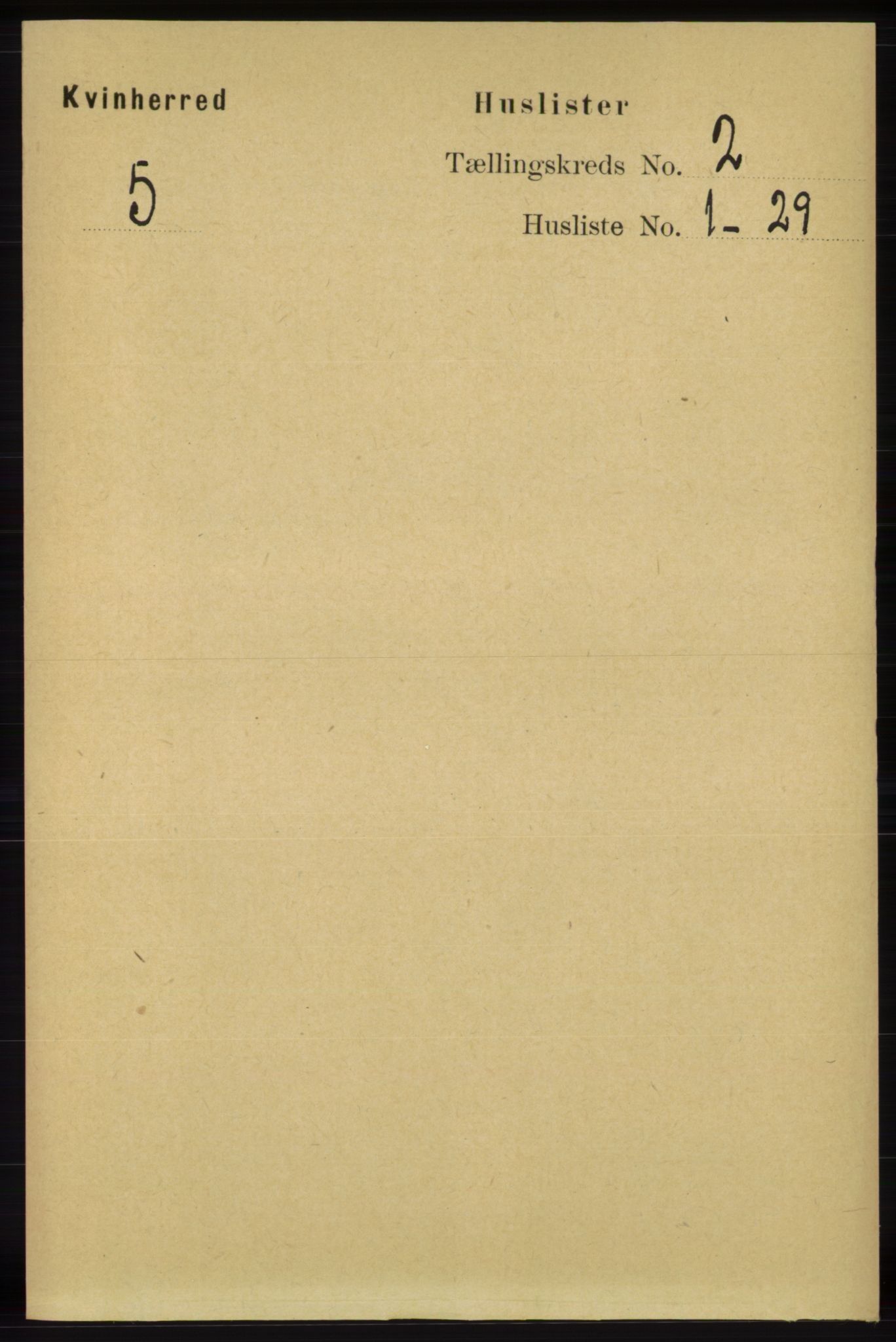 RA, 1891 census for 1224 Kvinnherad, 1891, p. 592