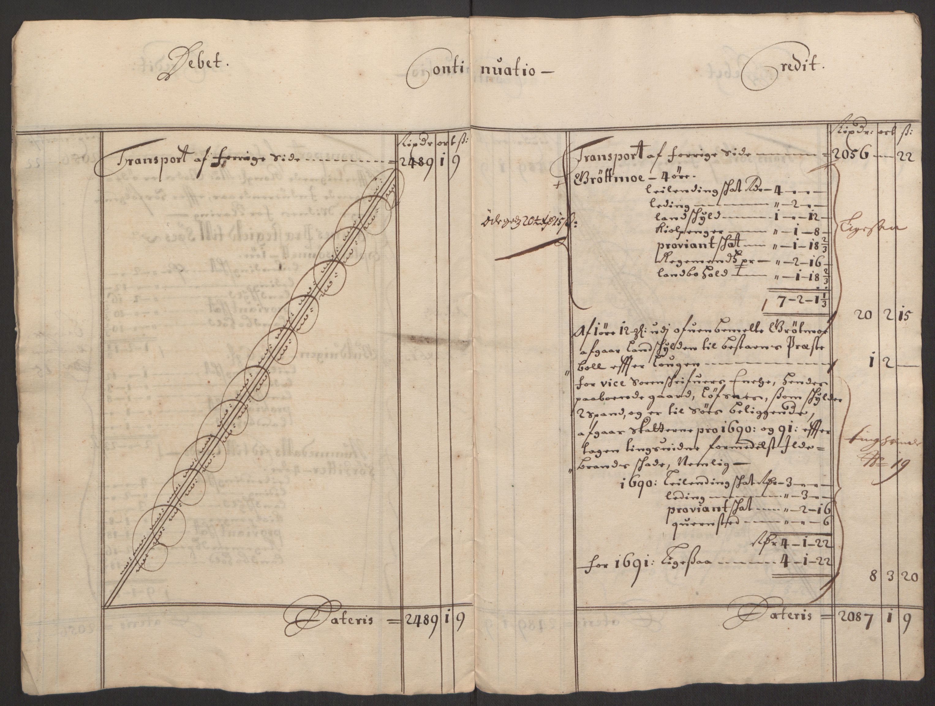 Rentekammeret inntil 1814, Reviderte regnskaper, Fogderegnskap, AV/RA-EA-4092/R64/L4423: Fogderegnskap Namdal, 1690-1691, p. 136