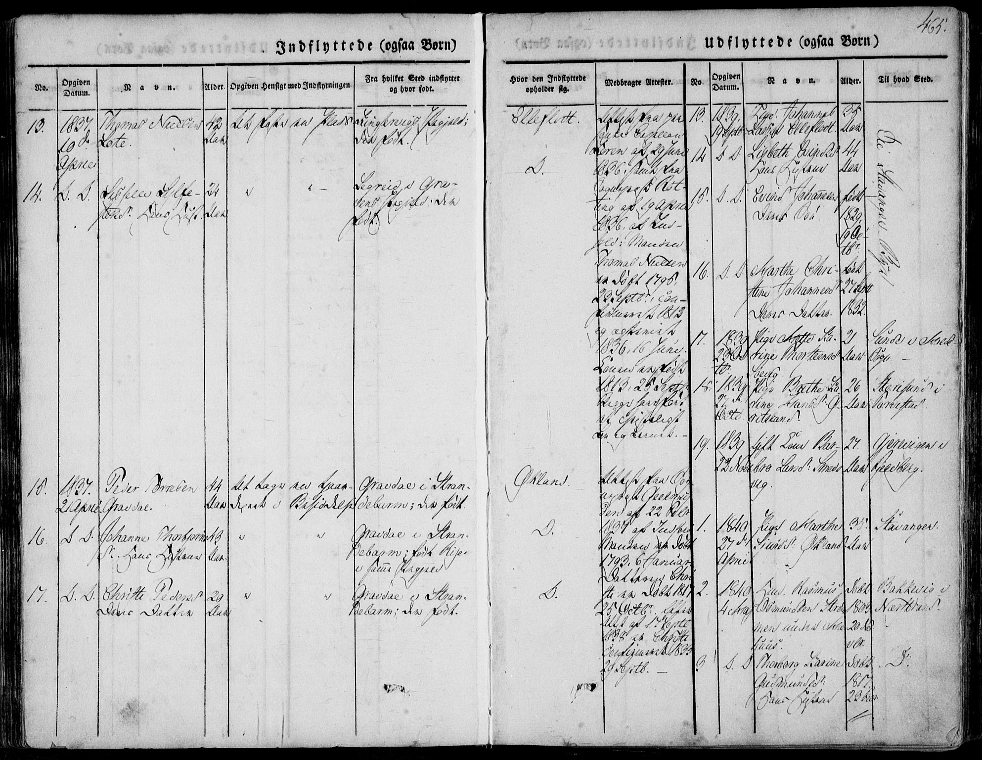 Skjold sokneprestkontor, AV/SAST-A-101847/H/Ha/Haa/L0006: Parish register (official) no. A 6.2, 1835-1858, p. 465