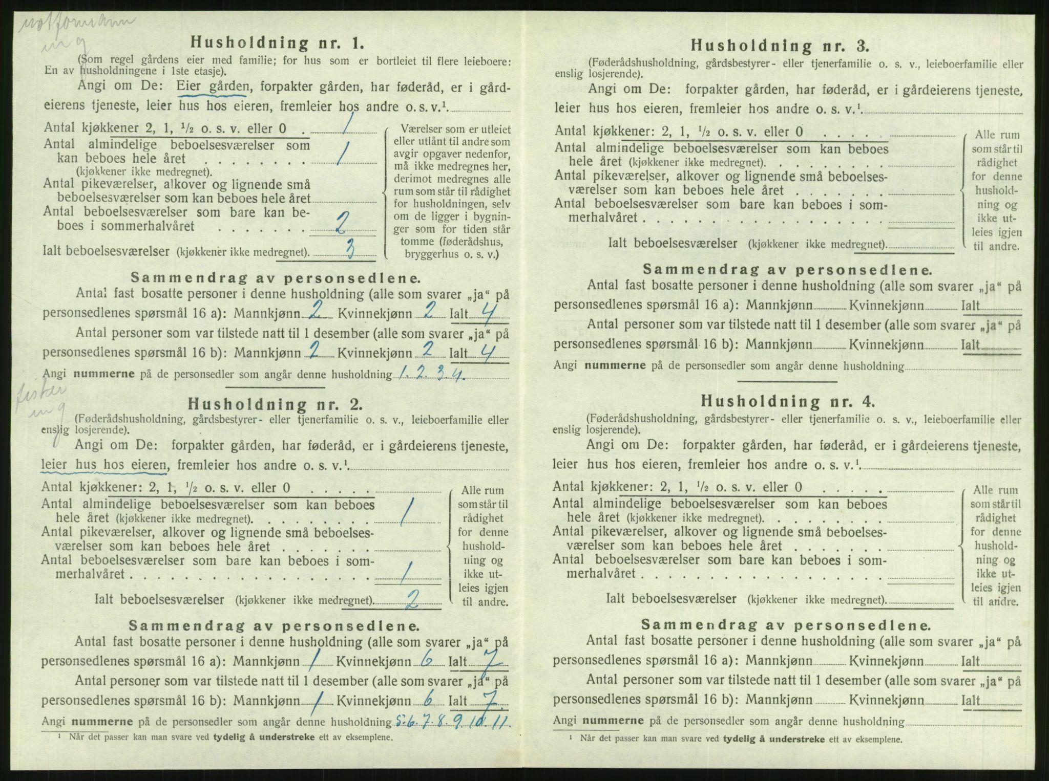 SAT, 1920 census for Brønnøy, 1920, p. 341