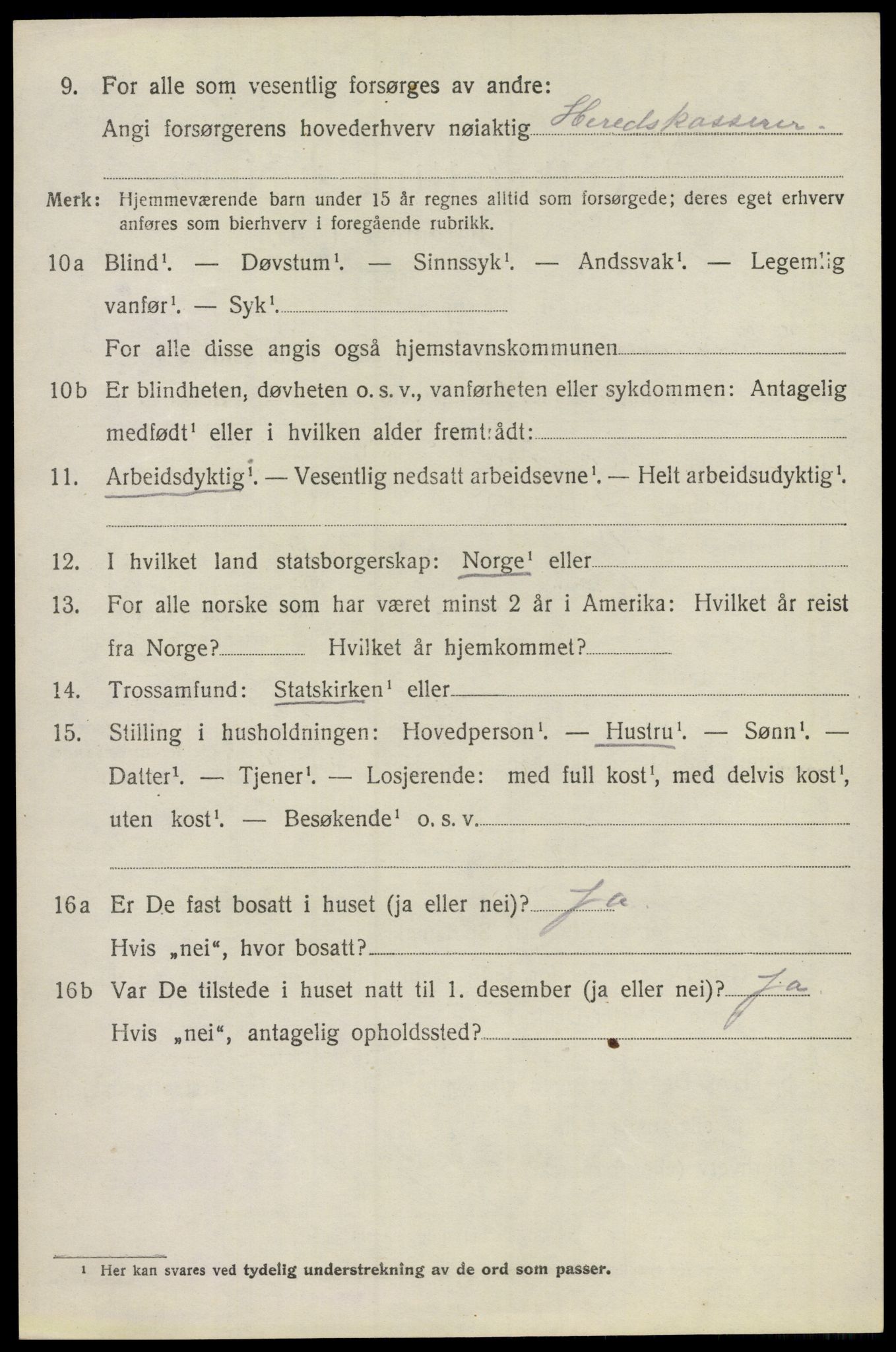 SAO, 1920 census for Lillestrøm, 1920, p. 10463