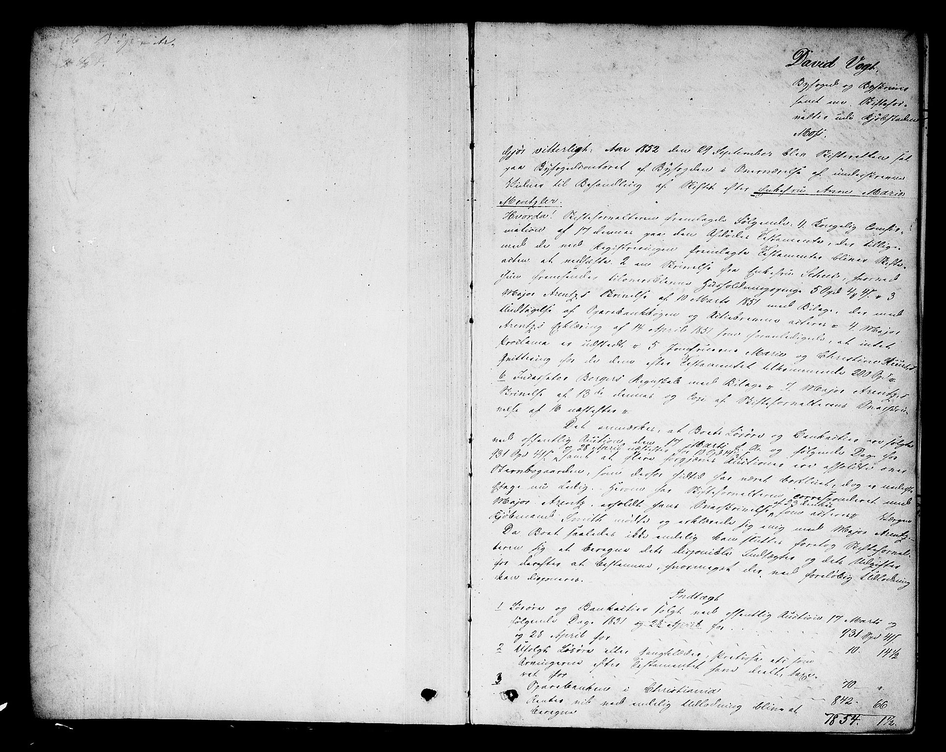 Moss byfogd, AV/SAO-A-10863/H/He/L0002: Skifteutlodningsprotokoll, SPERRET, 1852-1872, p. 0b-1a