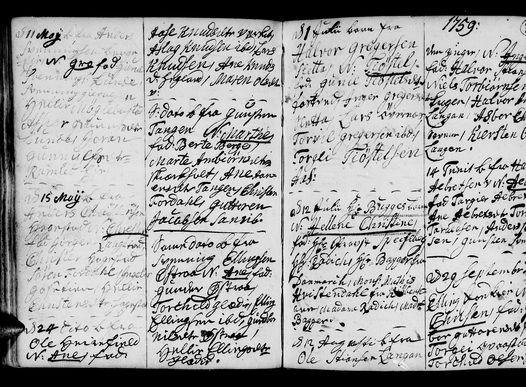 Holt sokneprestkontor, AV/SAK-1111-0021/F/Fb/L0005: Parish register (copy) no. B 5, 1746-1764, p. 78