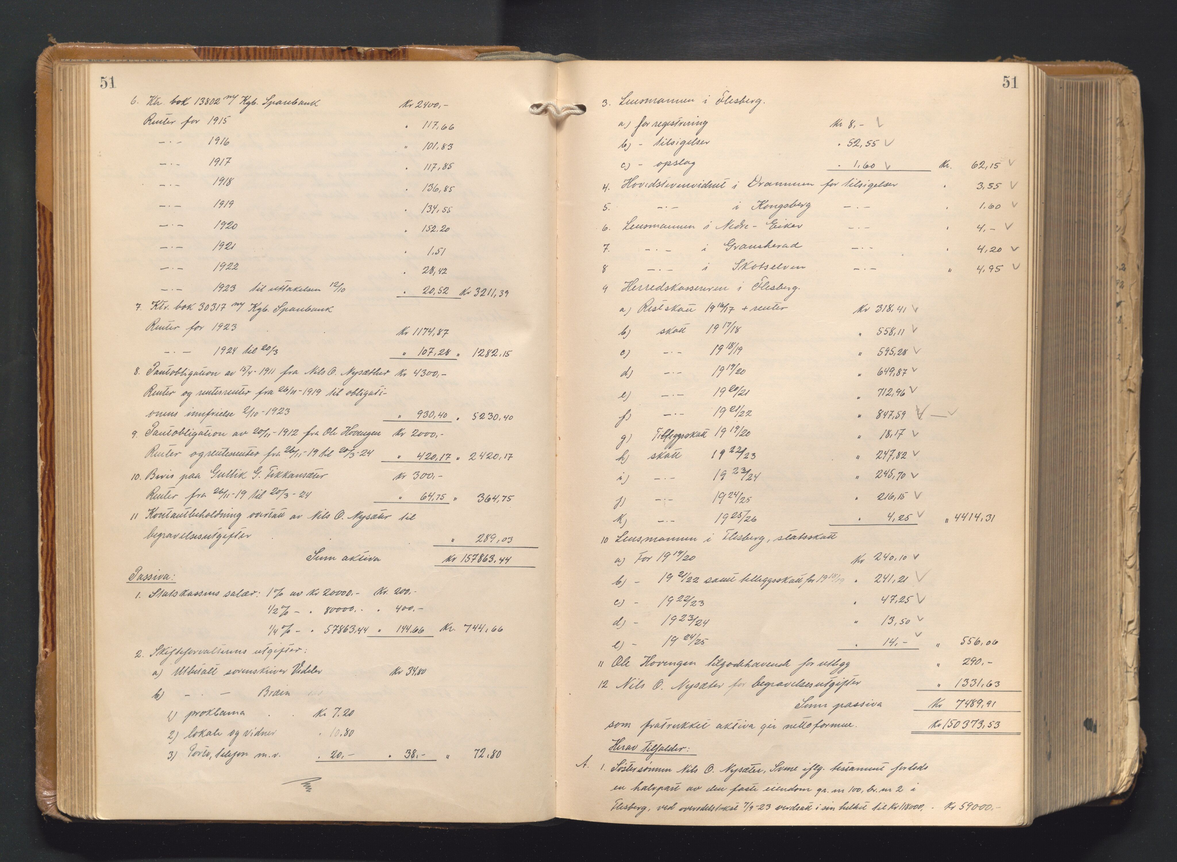 Numedal og Sandsvær sorenskriveri, AV/SAKO-A-128/H/Hb/Hbc/Hbca/L0008: Skifteutlodningsprotokoll, 1922-1934, p. 51