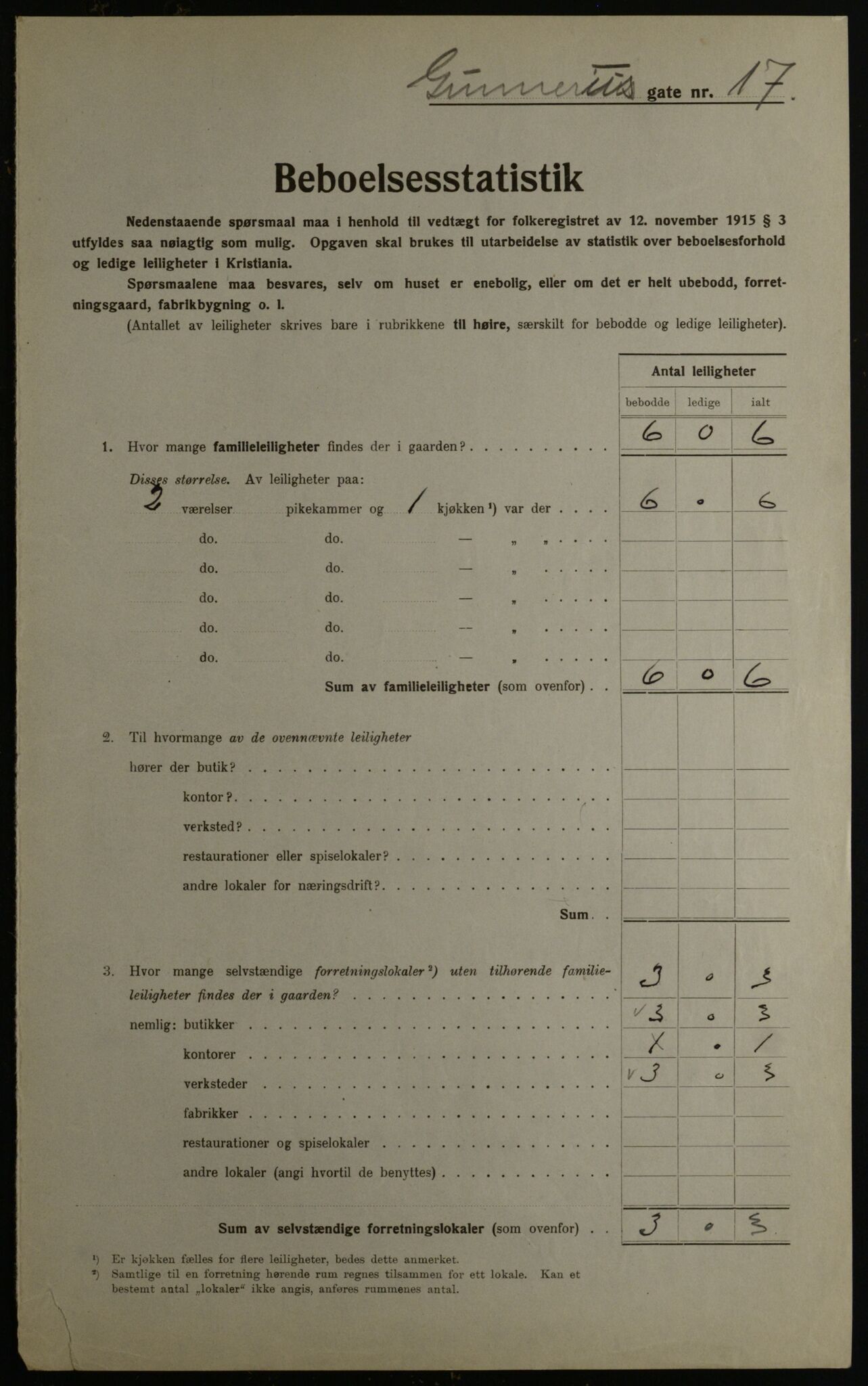 OBA, Municipal Census 1923 for Kristiania, 1923, p. 6203