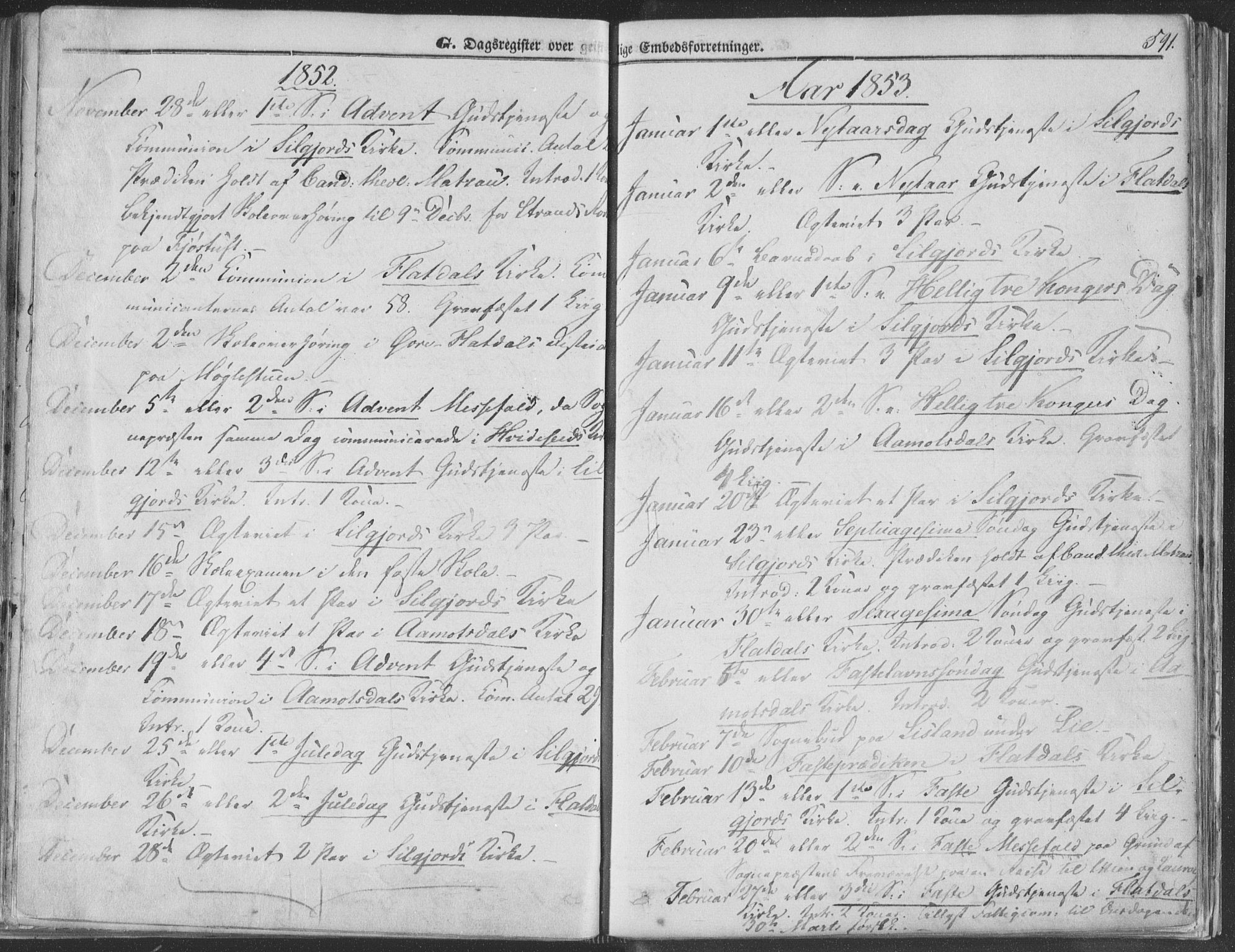 Seljord kirkebøker, SAKO/A-20/F/Fa/L012b: Parish register (official) no. I 12B, 1850-1865, p. 591