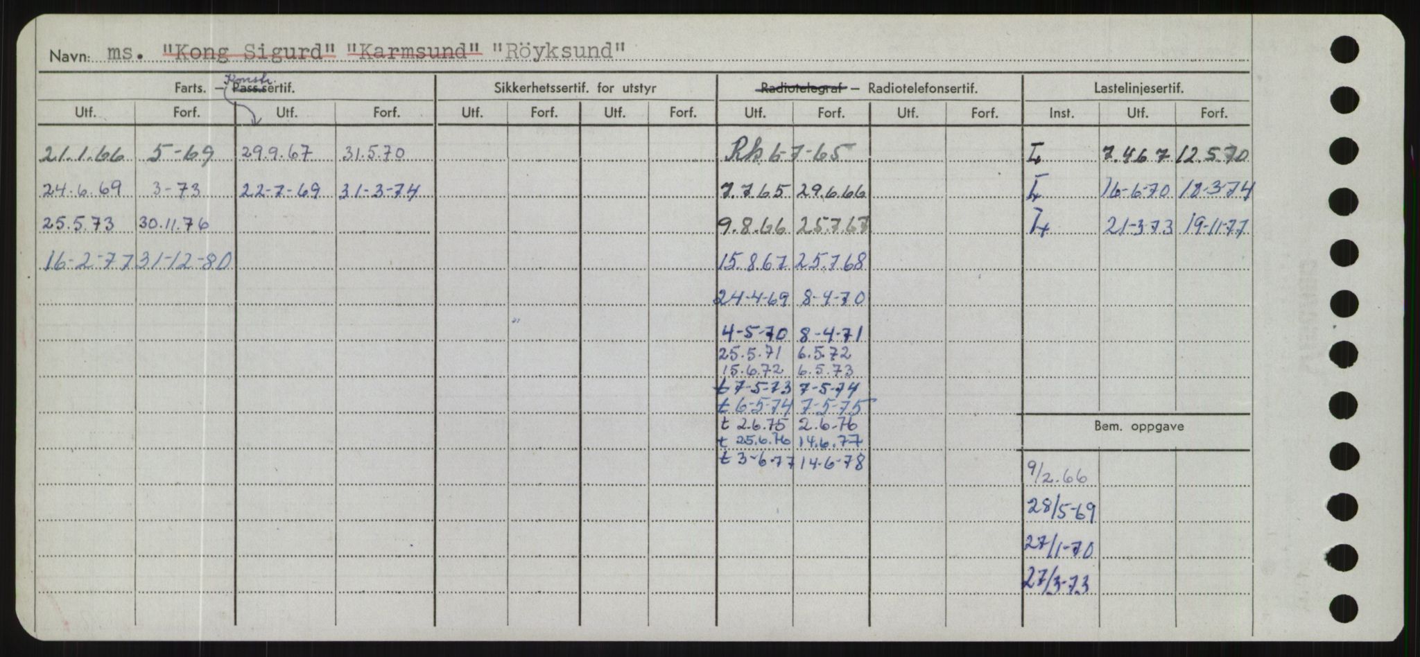 Sjøfartsdirektoratet med forløpere, Skipsmålingen, AV/RA-S-1627/H/Hd/L0031: Fartøy, Rju-Sam, p. 490