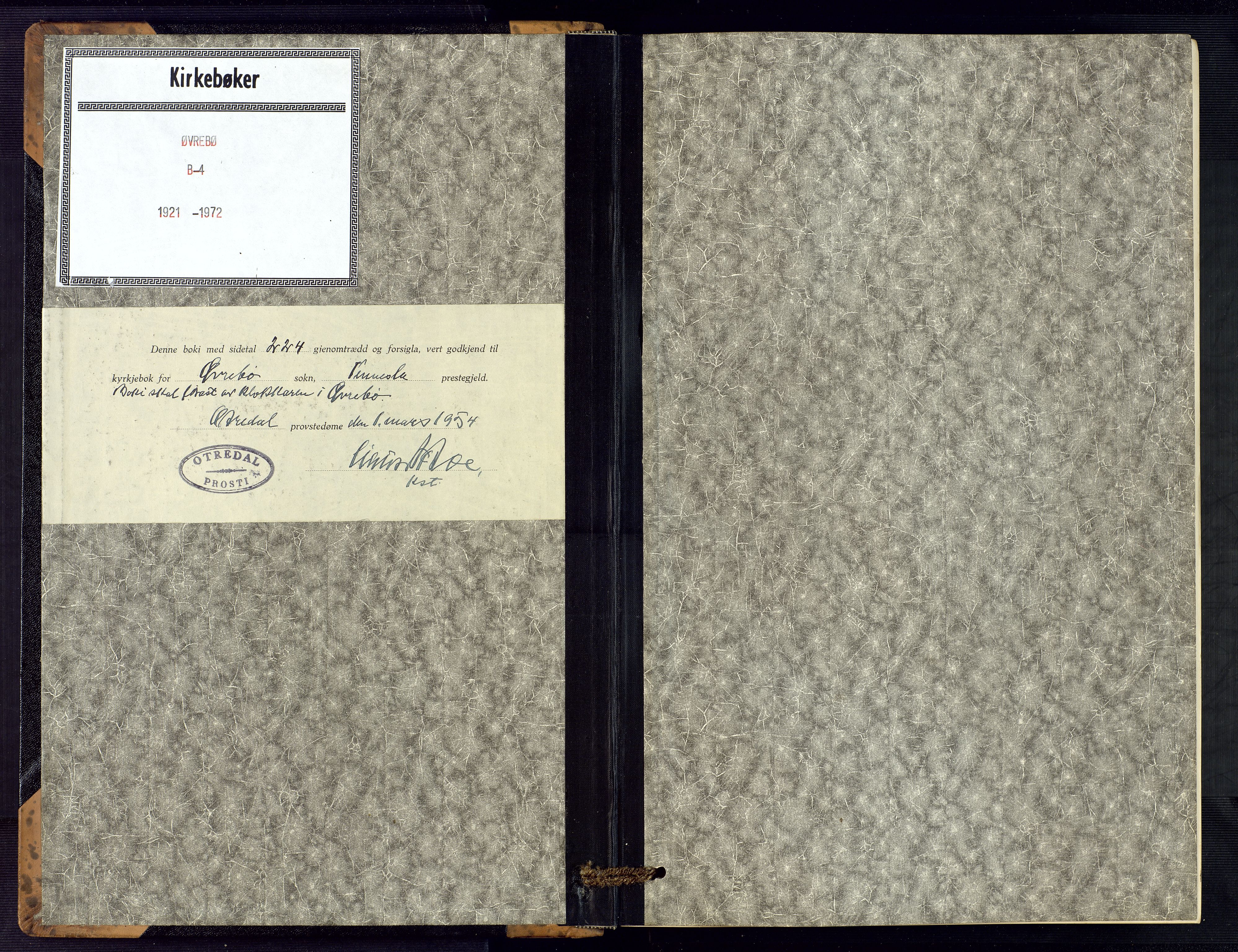 Vennesla sokneprestkontor, SAK/1111-0045/Fb/Fbc/L0004: Parish register (copy) no. B 4, 1921-1972