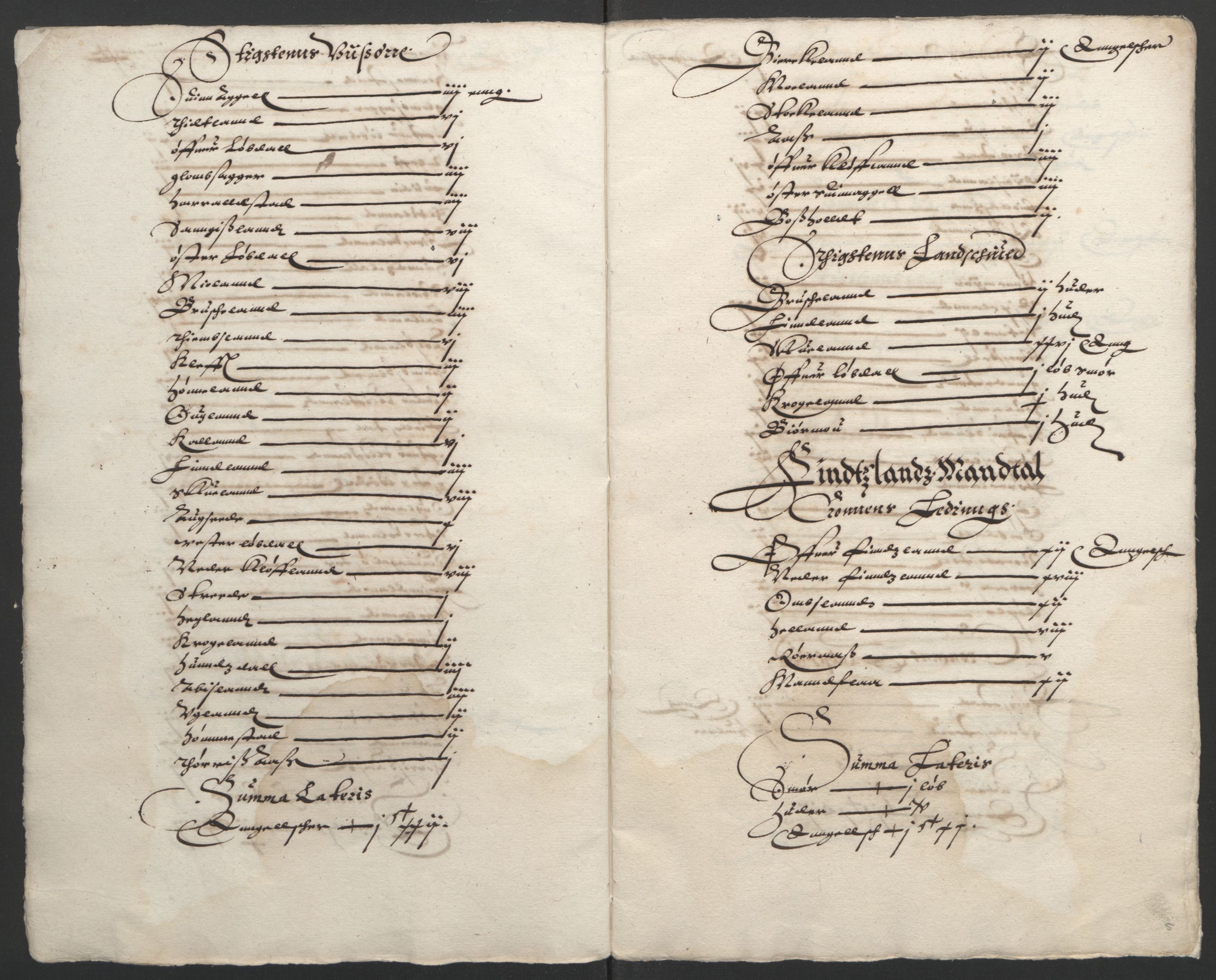 Stattholderembetet 1572-1771, AV/RA-EA-2870/Ek/L0002/0002: Jordebøker til utlikning av garnisonsskatt 1624-1626: / Jordebøker for Agdesiden len, 1624-1625, p. 42