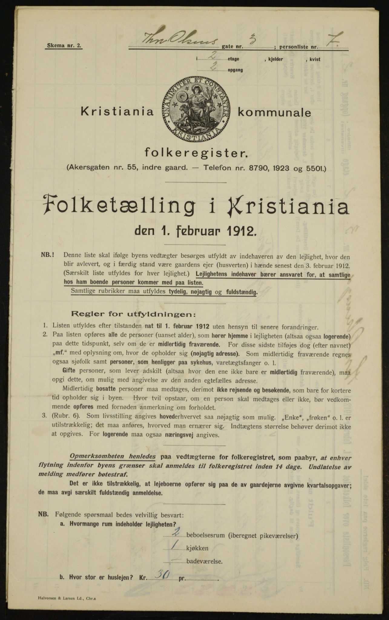 OBA, Municipal Census 1912 for Kristiania, 1912, p. 109270