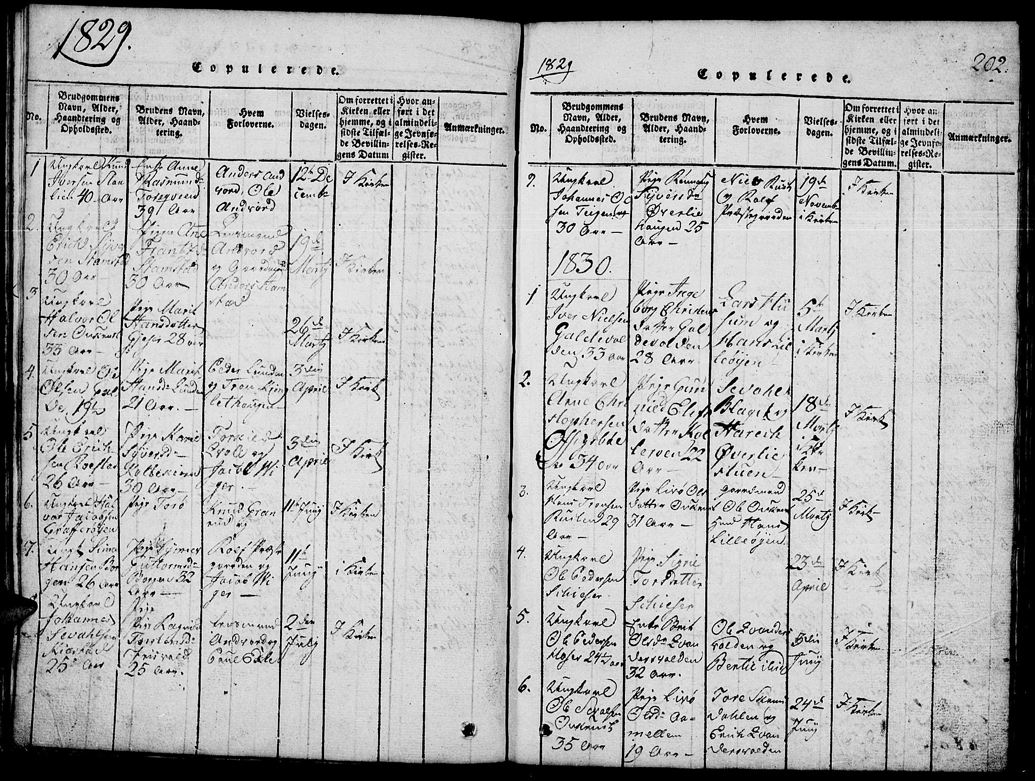 Lom prestekontor, SAH/PREST-070/L/L0001: Parish register (copy) no. 1, 1815-1836, p. 202