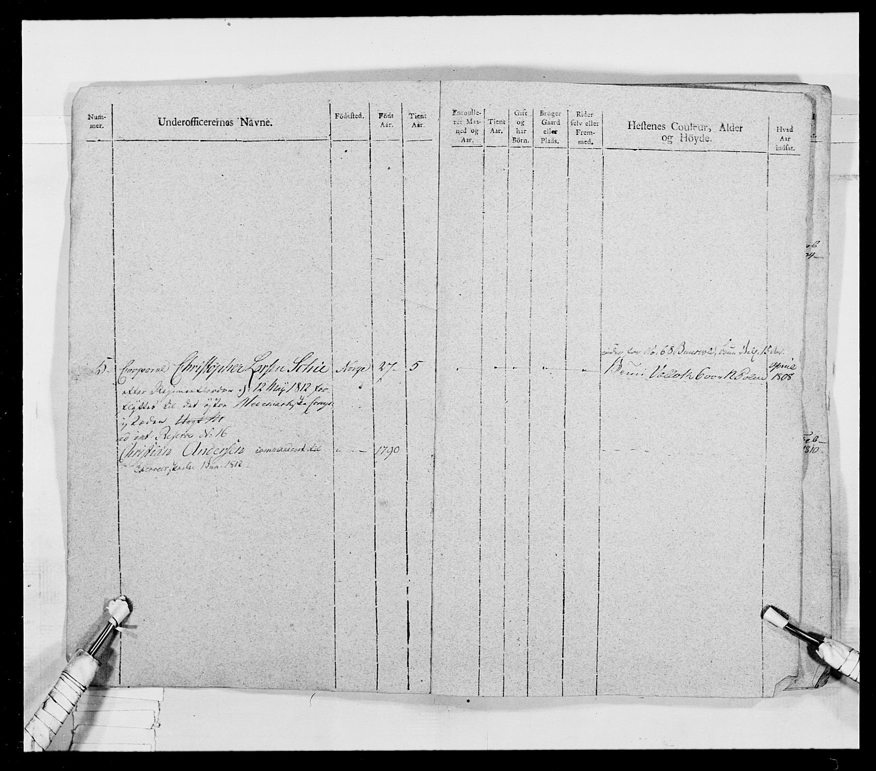 Generalitets- og kommissariatskollegiet, Det kongelige norske kommissariatskollegium, AV/RA-EA-5420/E/Eh/L0018: Opplandske dragonregiment, 1810-1811, p. 11