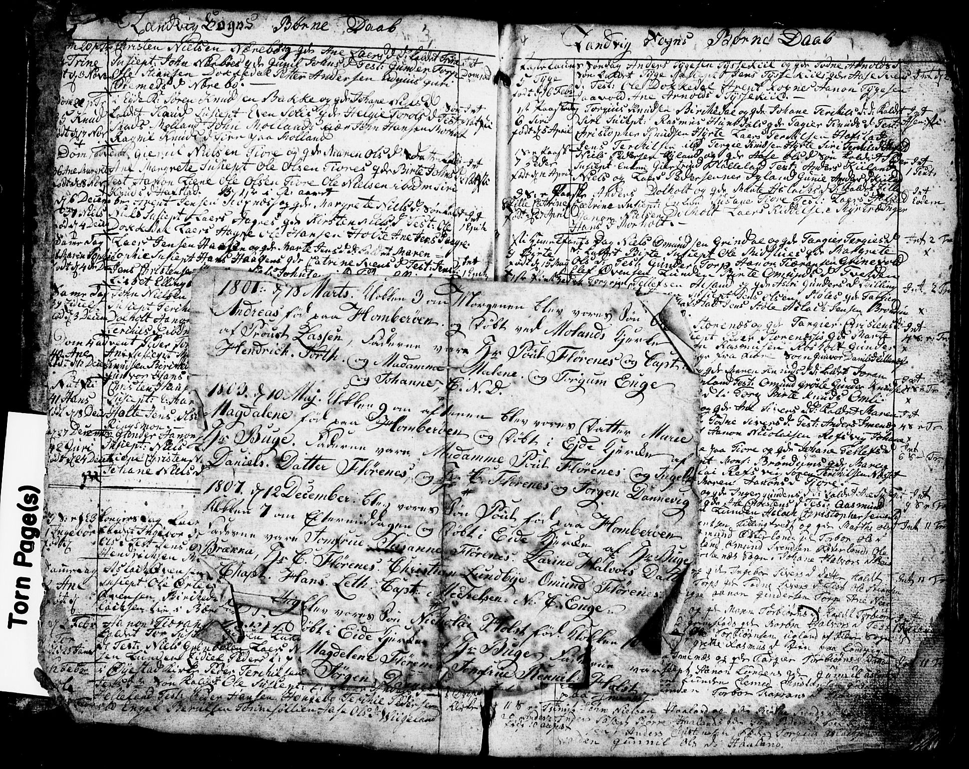 Hommedal sokneprestkontor, SAK/1111-0023/F/Fb/Fbb/L0002: Parish register (copy) no. B 2 /1, 1791-1819, p. 3-4