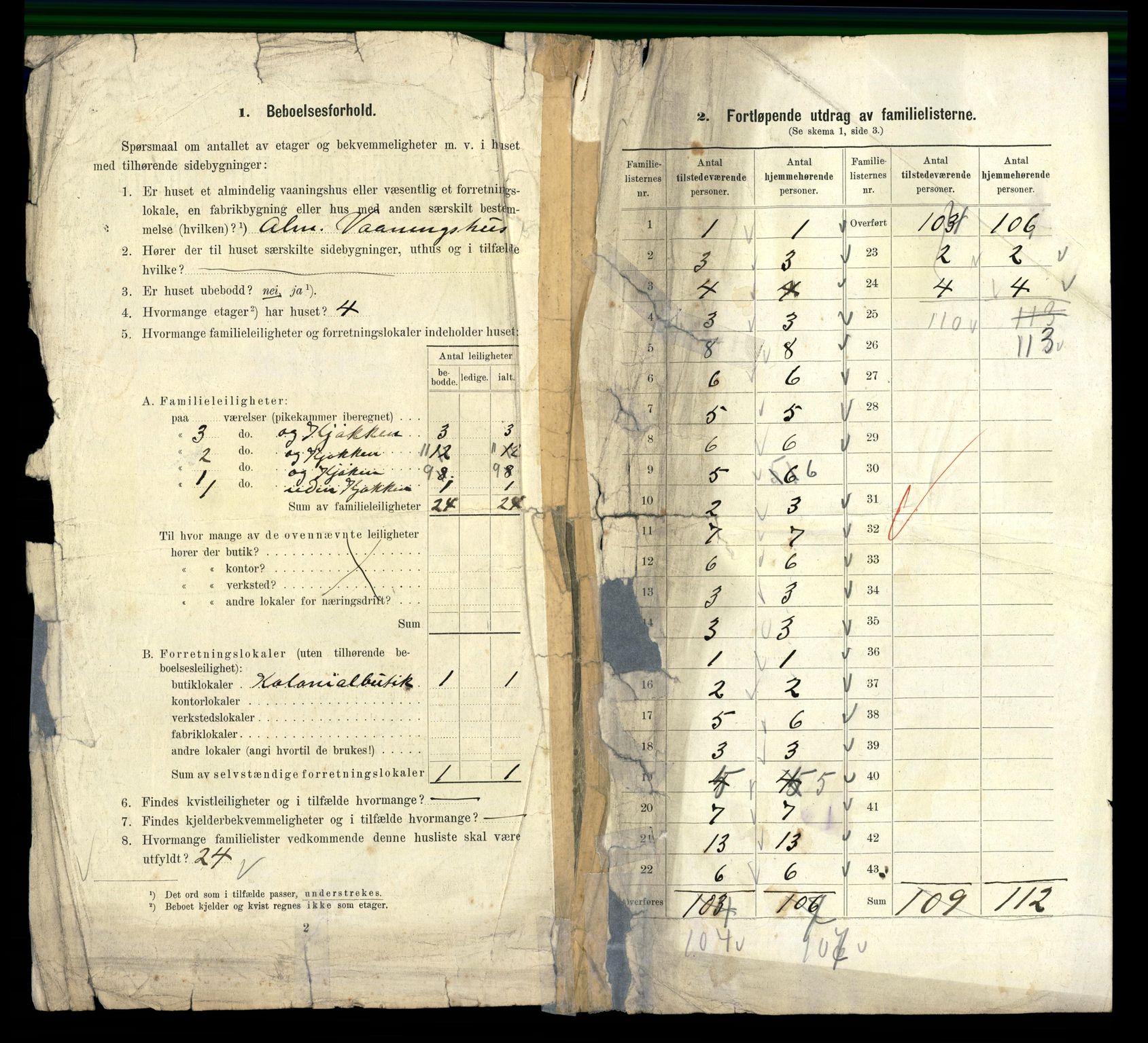 RA, 1910 census for Kristiania, 1910, p. 36660