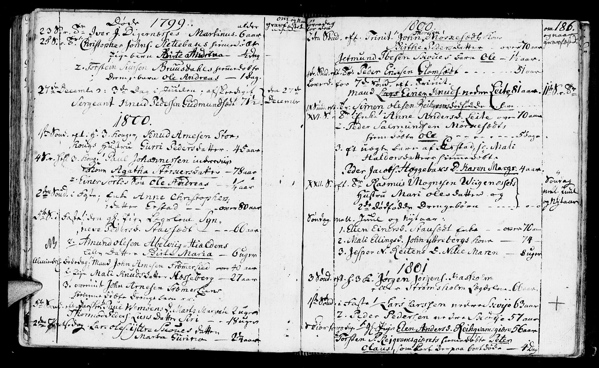 Ministerialprotokoller, klokkerbøker og fødselsregistre - Møre og Romsdal, SAT/A-1454/524/L0350: Parish register (official) no. 524A02, 1780-1817, p. 186