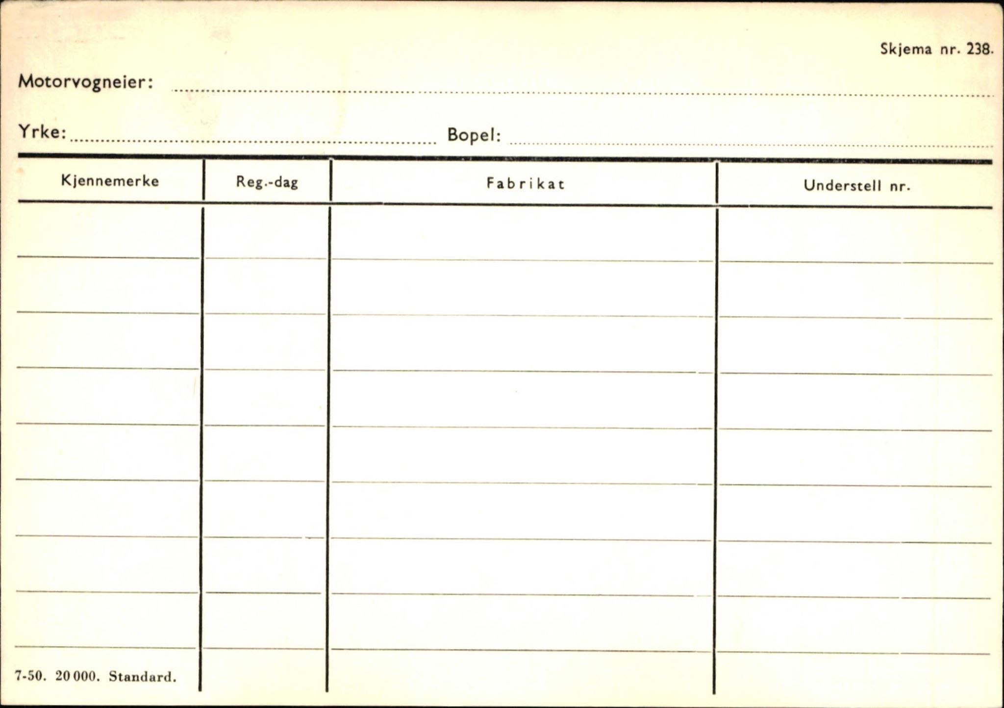 Statens vegvesen, Sogn og Fjordane vegkontor, SAB/A-5301/4/F/L0125: Eigarregister Sogndal V-Å. Aurland A-Å. Fjaler A-N, 1945-1975, p. 995