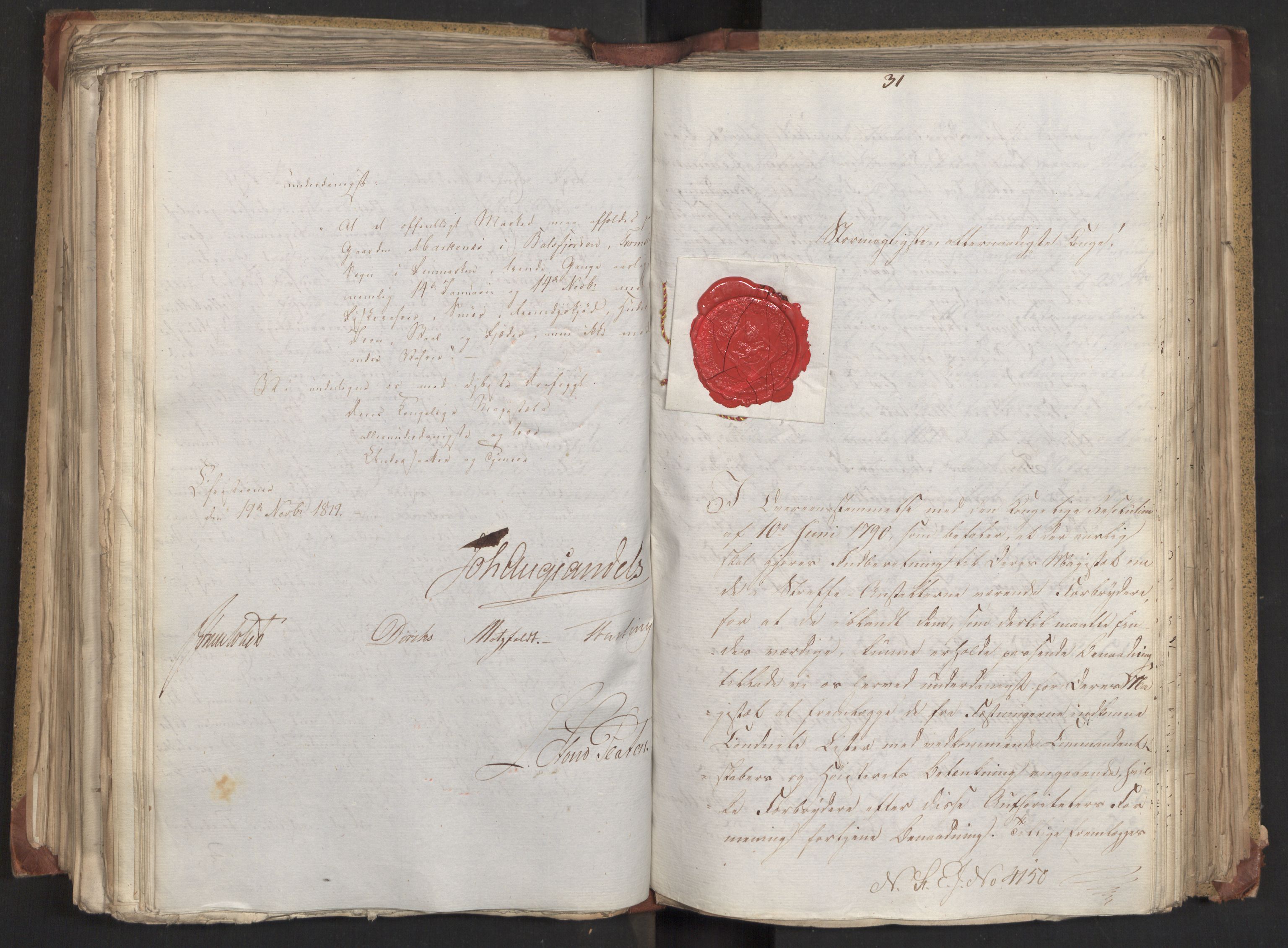 Statsrådsavdelingen i Stockholm, AV/RA-S-1003/D/Da/L0020: Regjeringsinnstillinger nr. 4053-4232, 1819, p. 293