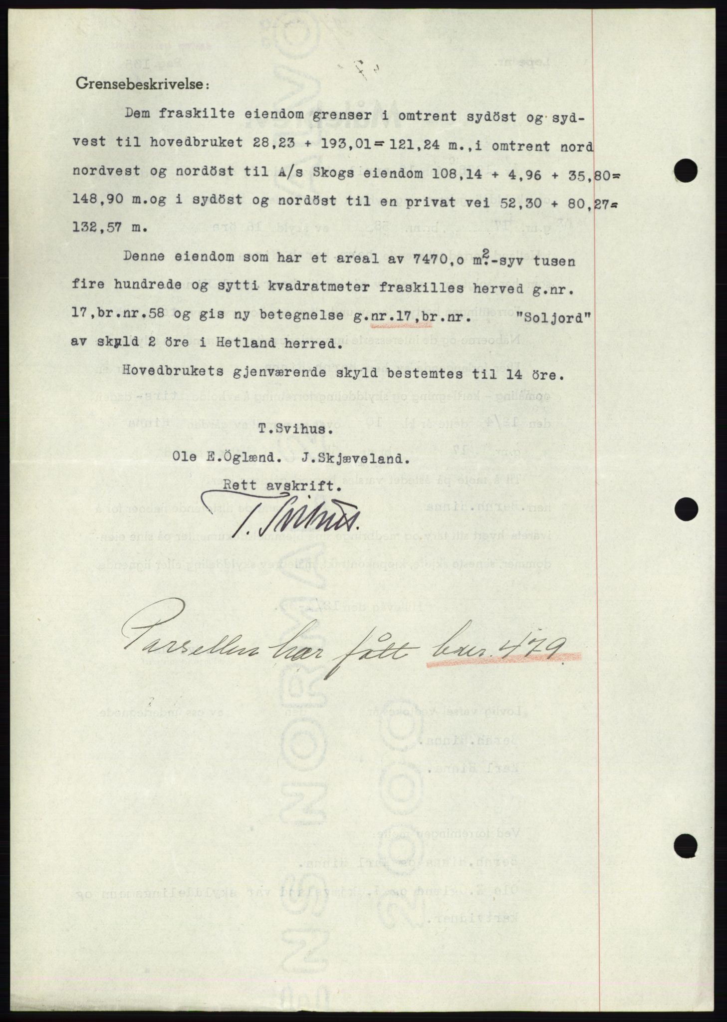 Jæren sorenskriveri, SAST/A-100310/03/G/Gba/L0071: Mortgage book, 1938-1938, Diary no: : 1781/1938