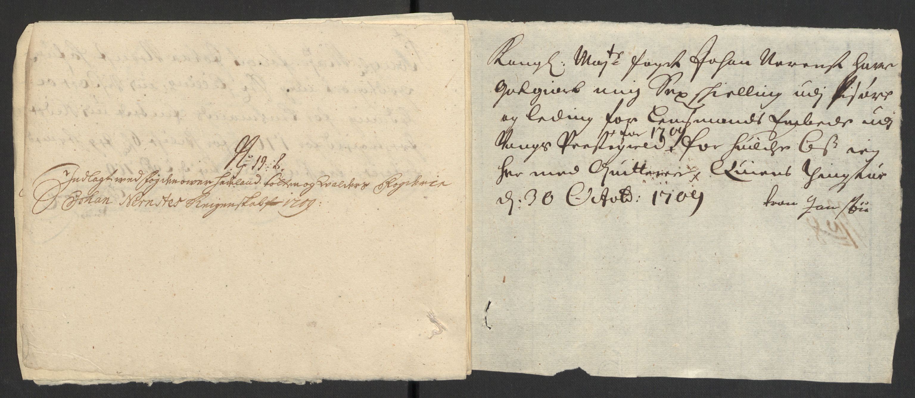 Rentekammeret inntil 1814, Reviderte regnskaper, Fogderegnskap, AV/RA-EA-4092/R18/L1306: Fogderegnskap Hadeland, Toten og Valdres, 1709, p. 320
