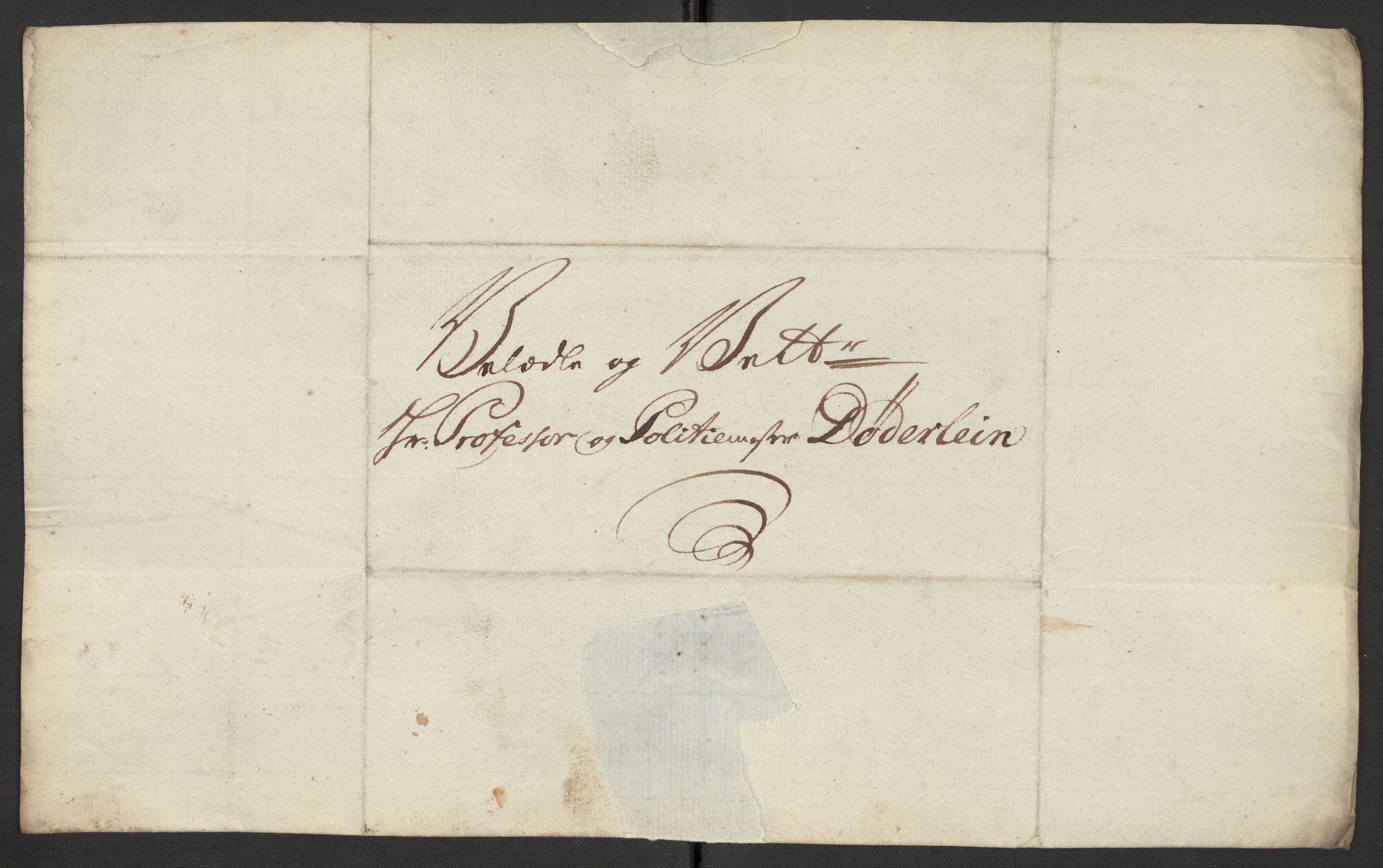 Oslo politidistrikt, AV/SAO-A-10085/D/Da/L0003: Innkomne brev, pro memoria m.v., 1781, p. 84
