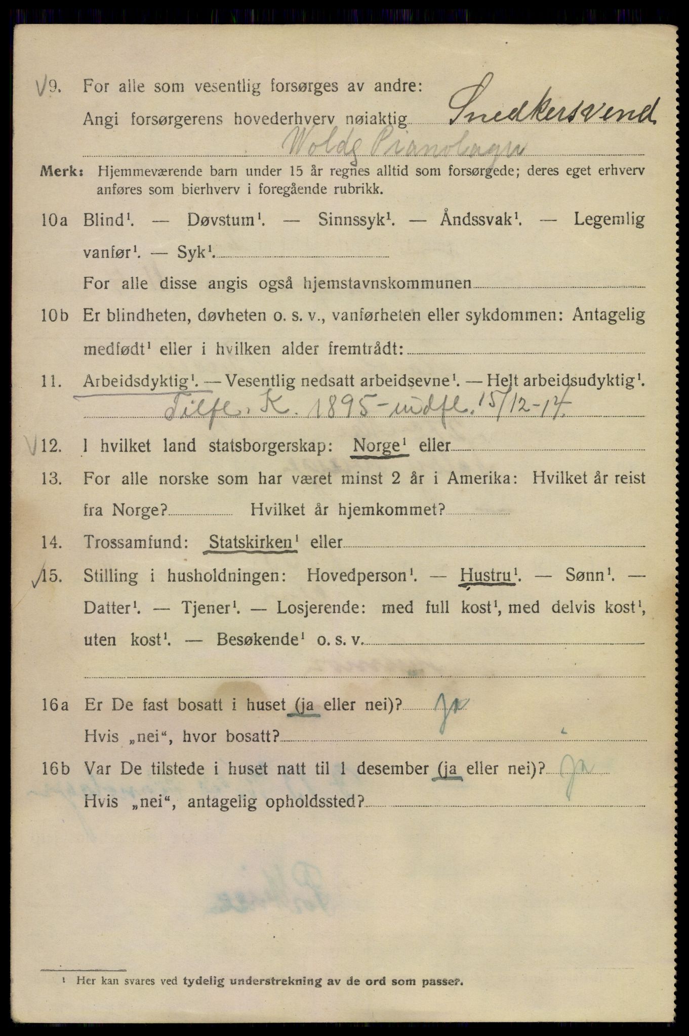 SAO, 1920 census for Kristiania, 1920, p. 590372