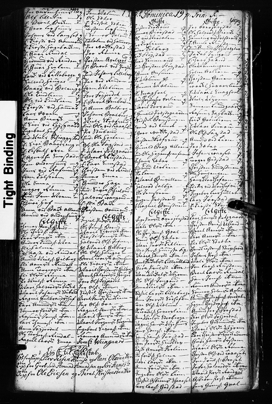 Fåberg prestekontor, SAH/PREST-086/H/Ha/Hab/L0002: Parish register (copy) no. 2, 1741-1756, p. 492-493