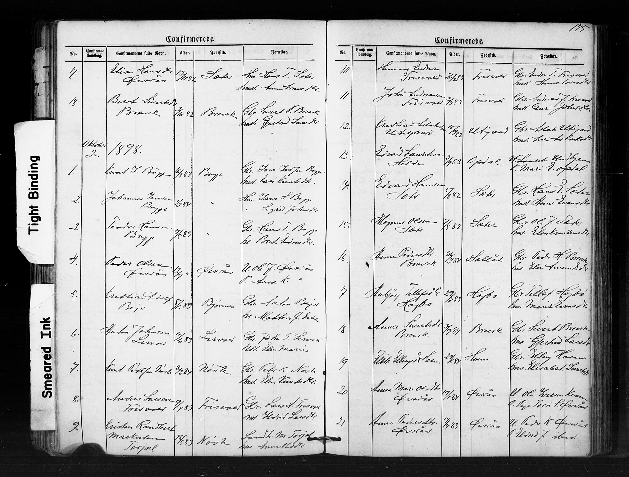 Ministerialprotokoller, klokkerbøker og fødselsregistre - Møre og Romsdal, SAT/A-1454/552/L0638: Parish register (copy) no. 552C01, 1867-1902, p. 175