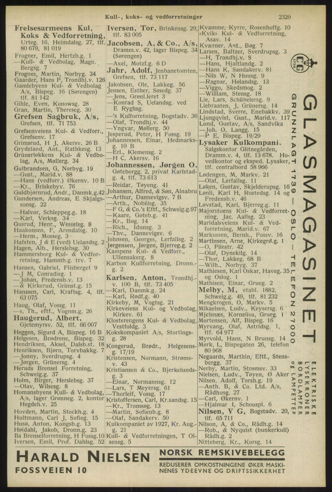 Kristiania/Oslo adressebok, PUBL/-, 1934, p. 2329