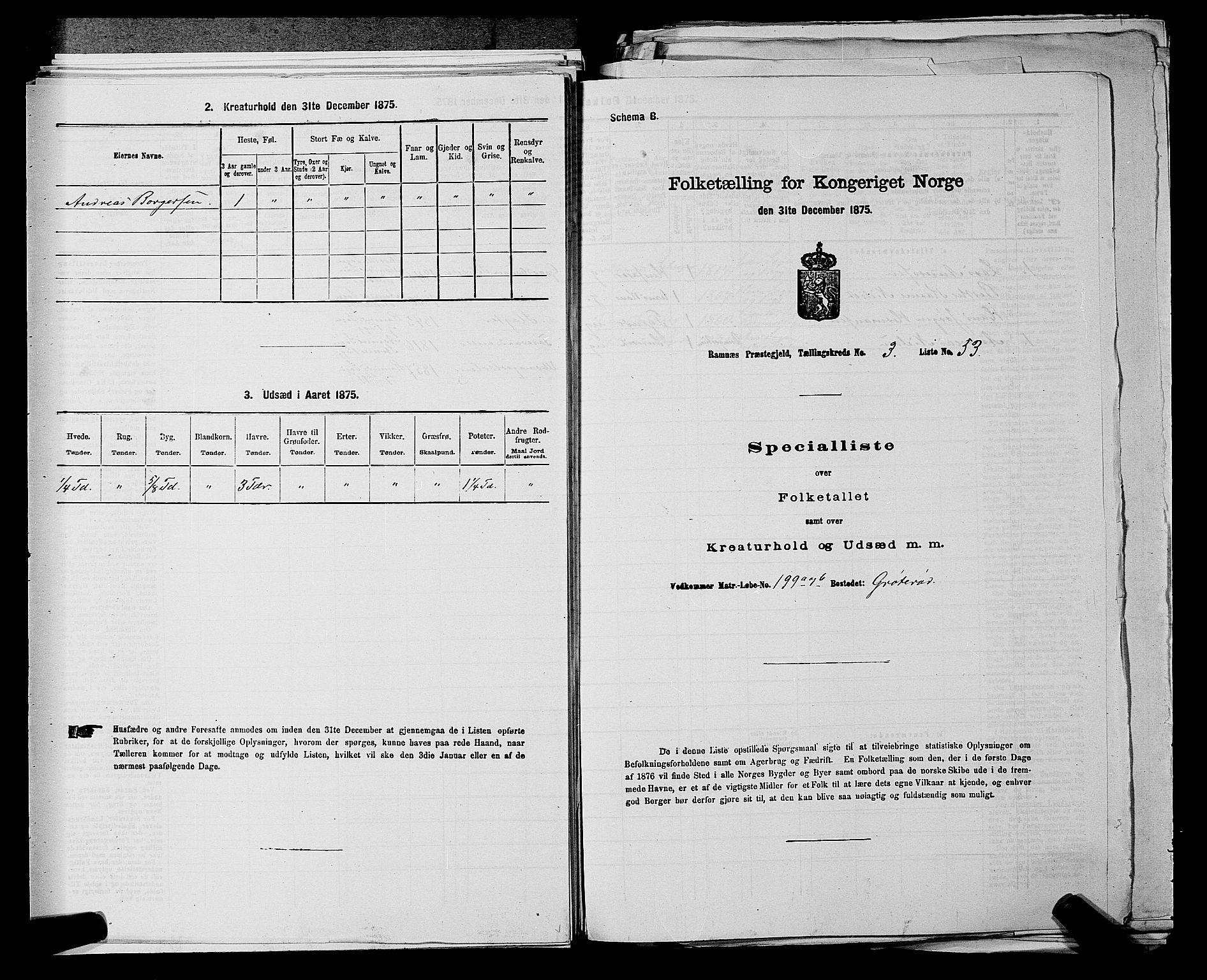 SAKO, 1875 census for 0718P Ramnes, 1875, p. 589