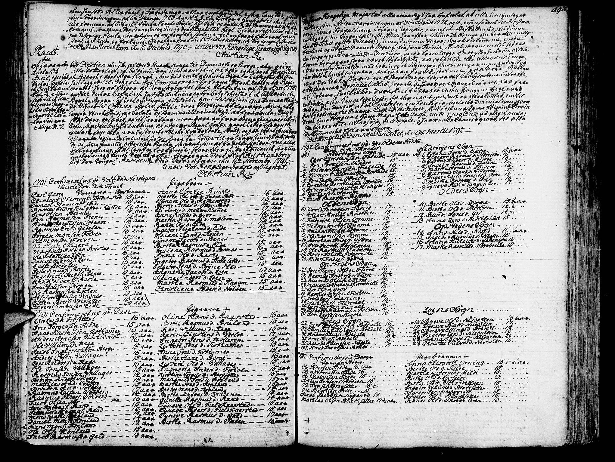 Innvik sokneprestembete, SAB/A-80501: Other parish register no. I.2.A, 1750-1835, p. 193