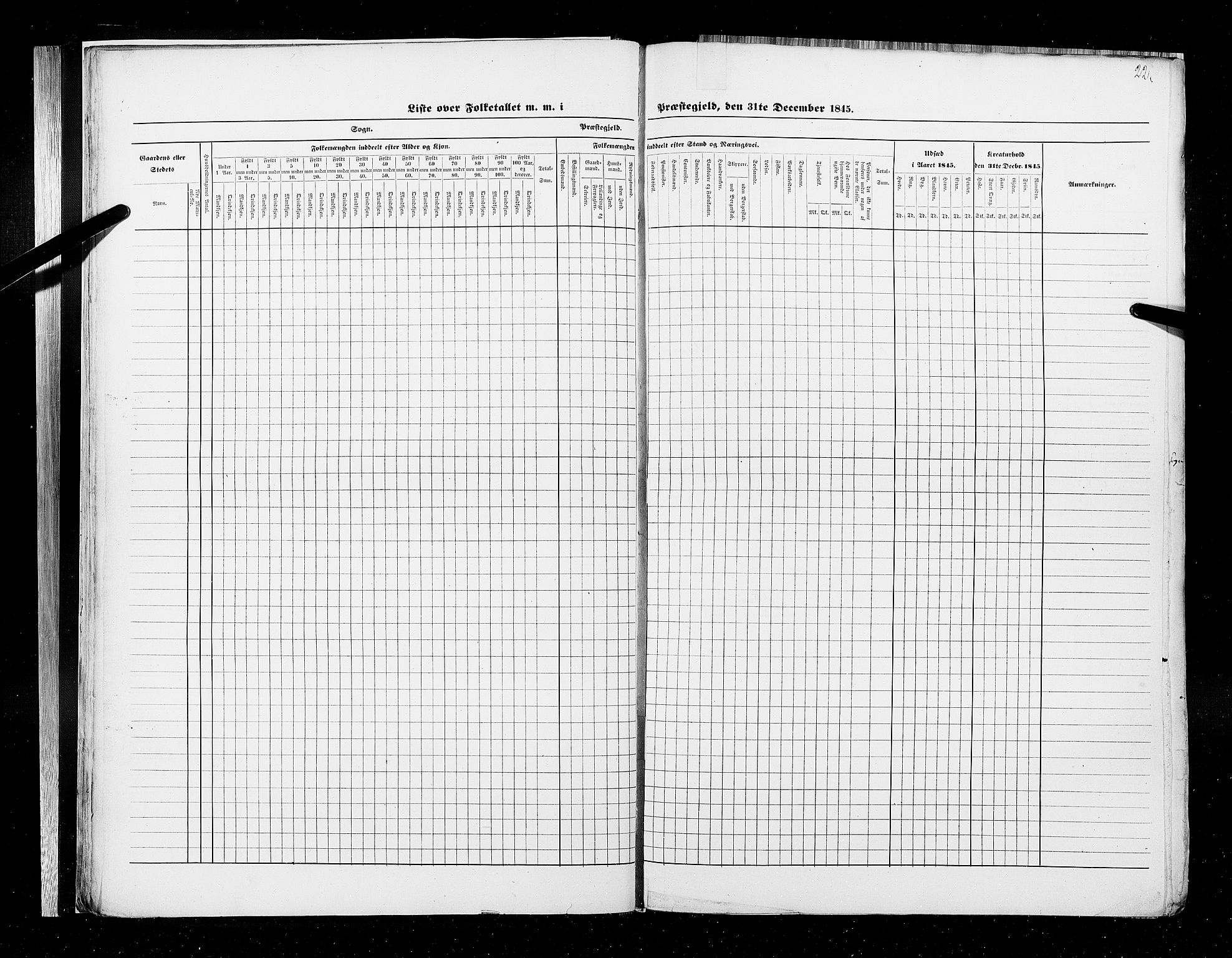 RA, Census 1845, vol. 9A: Nordre Trondhjems amt, 1845, p. 22