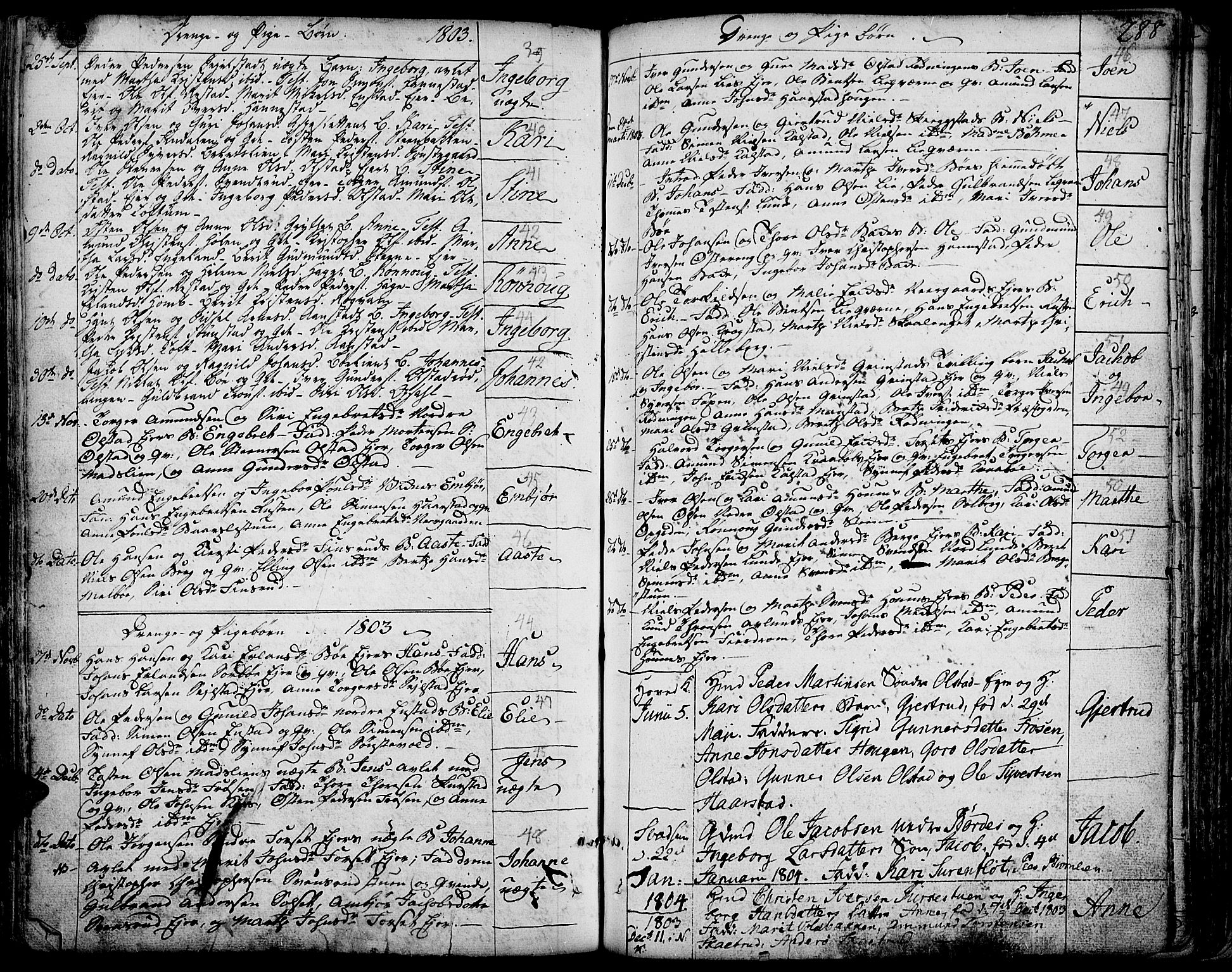 Gausdal prestekontor, AV/SAH-PREST-090/H/Ha/Haa/L0003: Parish register (official) no. 3, 1758-1809, p. 288