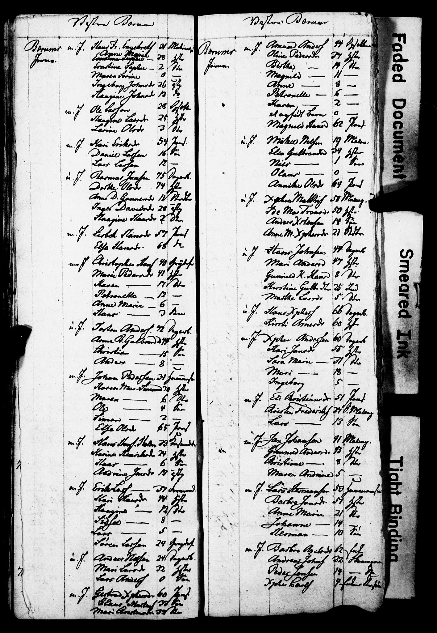 SAO, Census 1825 for Asker, 1825, p. 45