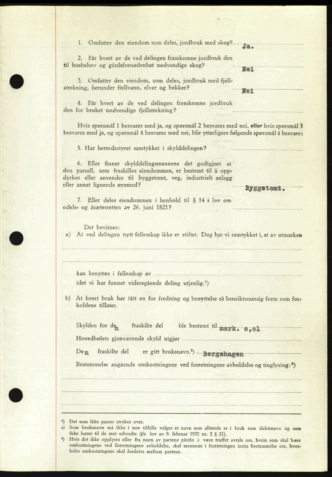 Romsdal sorenskriveri, AV/SAT-A-4149/1/2/2C: Mortgage book no. A21, 1946-1946, Diary no: : 2402/1946