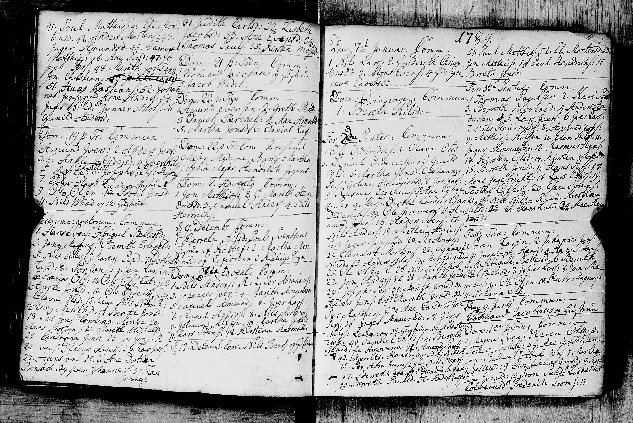 Måsøy sokneprestkontor, AV/SATØ-S-1348/B/L0026: Communicants register no. 26 (1), 1749-1804