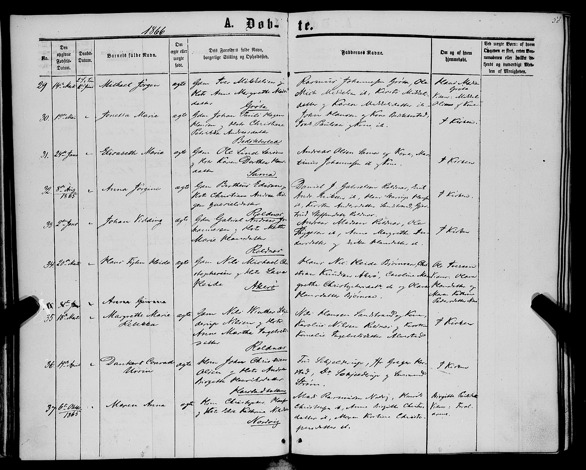 Trondenes sokneprestkontor, AV/SATØ-S-1319/H/Ha/L0012kirke: Parish register (official) no. 12, 1863-1870, p. 58