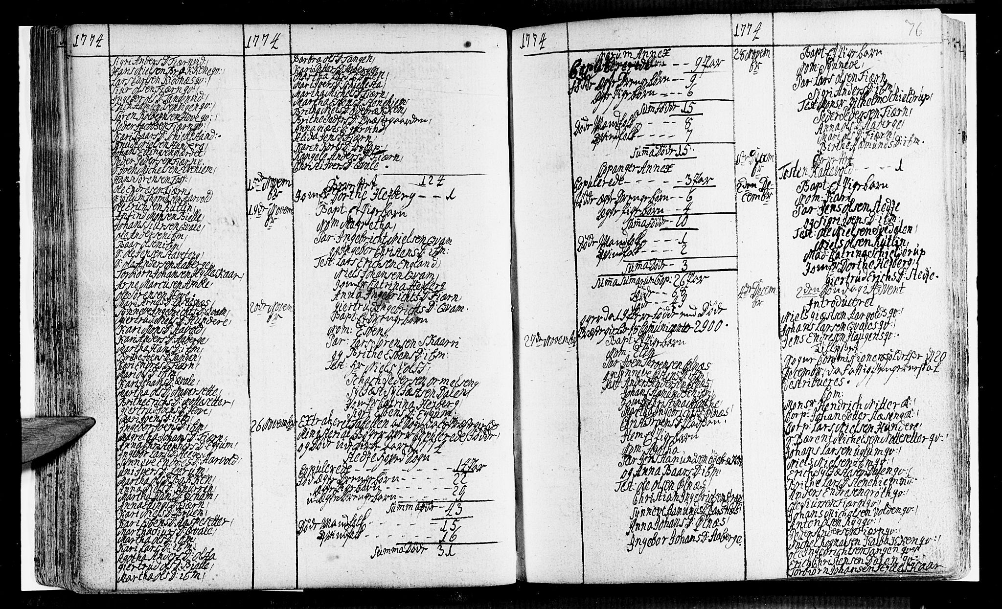 Sogndal sokneprestembete, SAB/A-81301/H/Haa/Haaa/L0005: Parish register (official) no. A 5, 1768-1782, p. 76