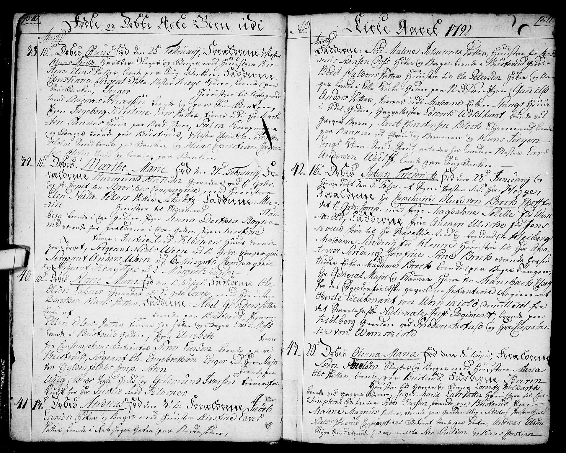 Halden prestekontor Kirkebøker, SAO/A-10909/F/Fa/L0002: Parish register (official) no. I 2, 1792-1812, p. 10-11
