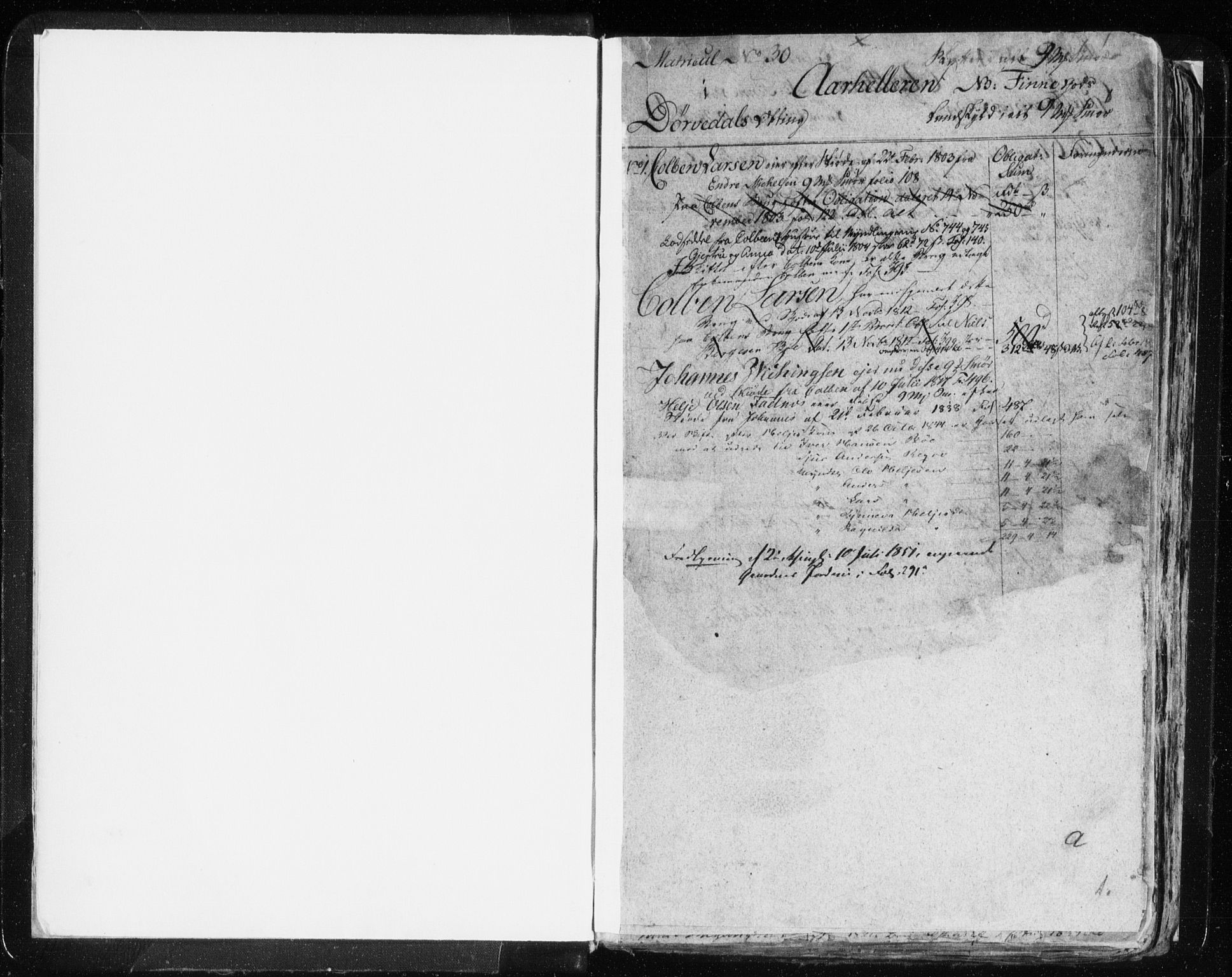 Hardanger og Voss sorenskriveri, SAB/A-2501/2/2A/2Aa/L0032: Mortgage register no. II.A.a.32, 1800-1850, p. 1