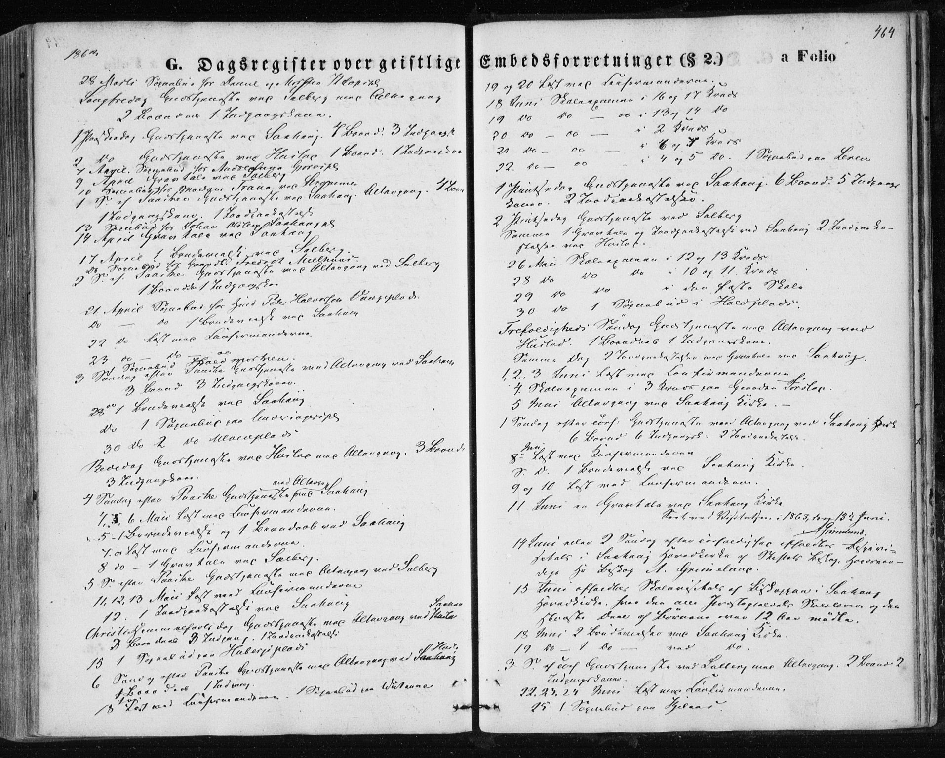 Ministerialprotokoller, klokkerbøker og fødselsregistre - Nord-Trøndelag, SAT/A-1458/730/L0283: Parish register (official) no. 730A08, 1855-1865, p. 464