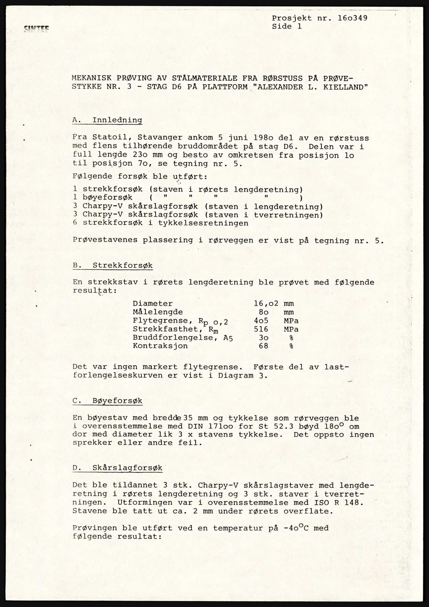 Justisdepartementet, Granskningskommisjonen ved Alexander Kielland-ulykken 27.3.1980, RA/S-1165/D/L0021: V Forankring (Doku.liste + V1-V3 av 3)/W Materialundersøkelser (Doku.liste + W1-W10 av 10 - W9 eske 26), 1980-1981, p. 110