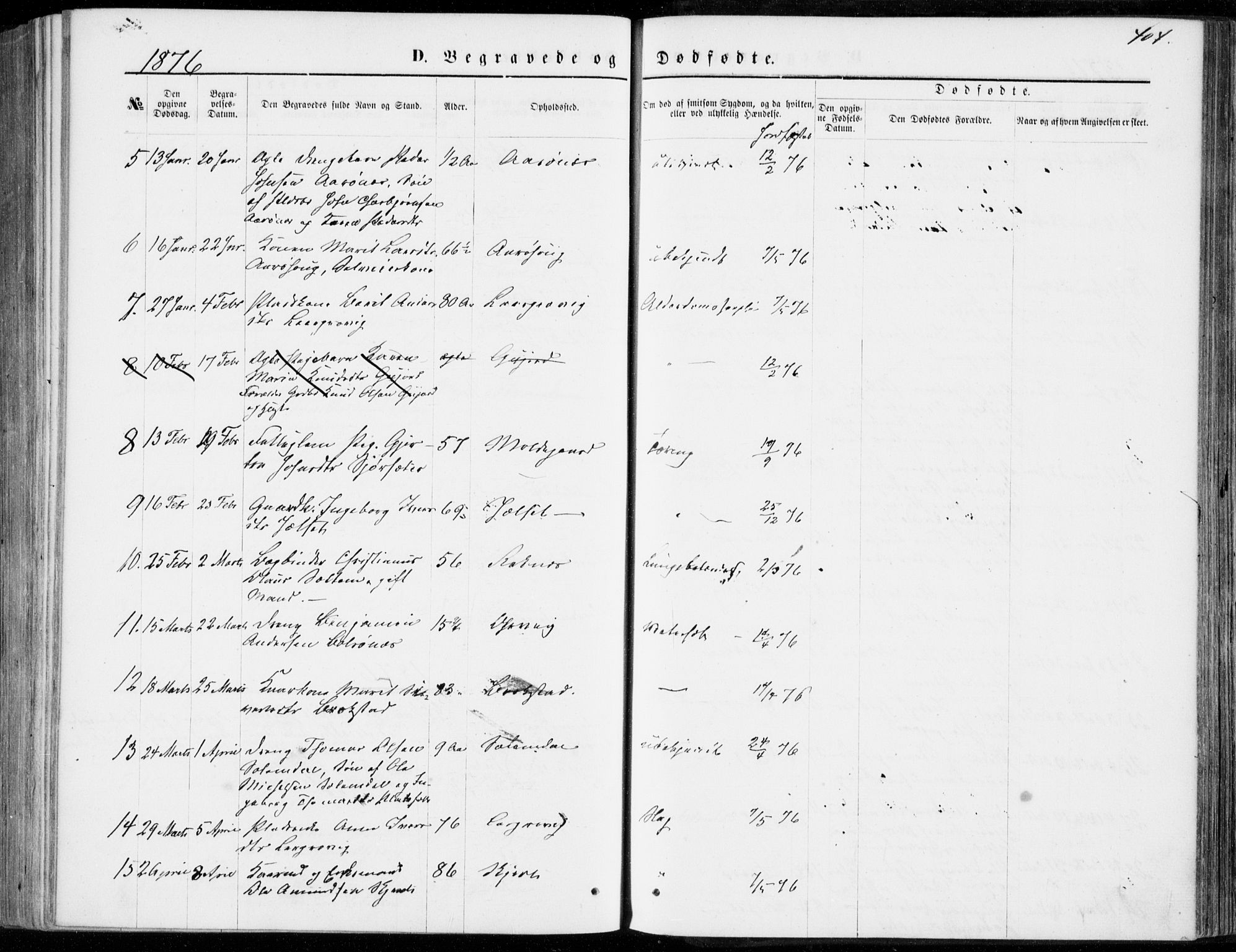 Ministerialprotokoller, klokkerbøker og fødselsregistre - Møre og Romsdal, SAT/A-1454/555/L0655: Parish register (official) no. 555A05, 1869-1886, p. 404