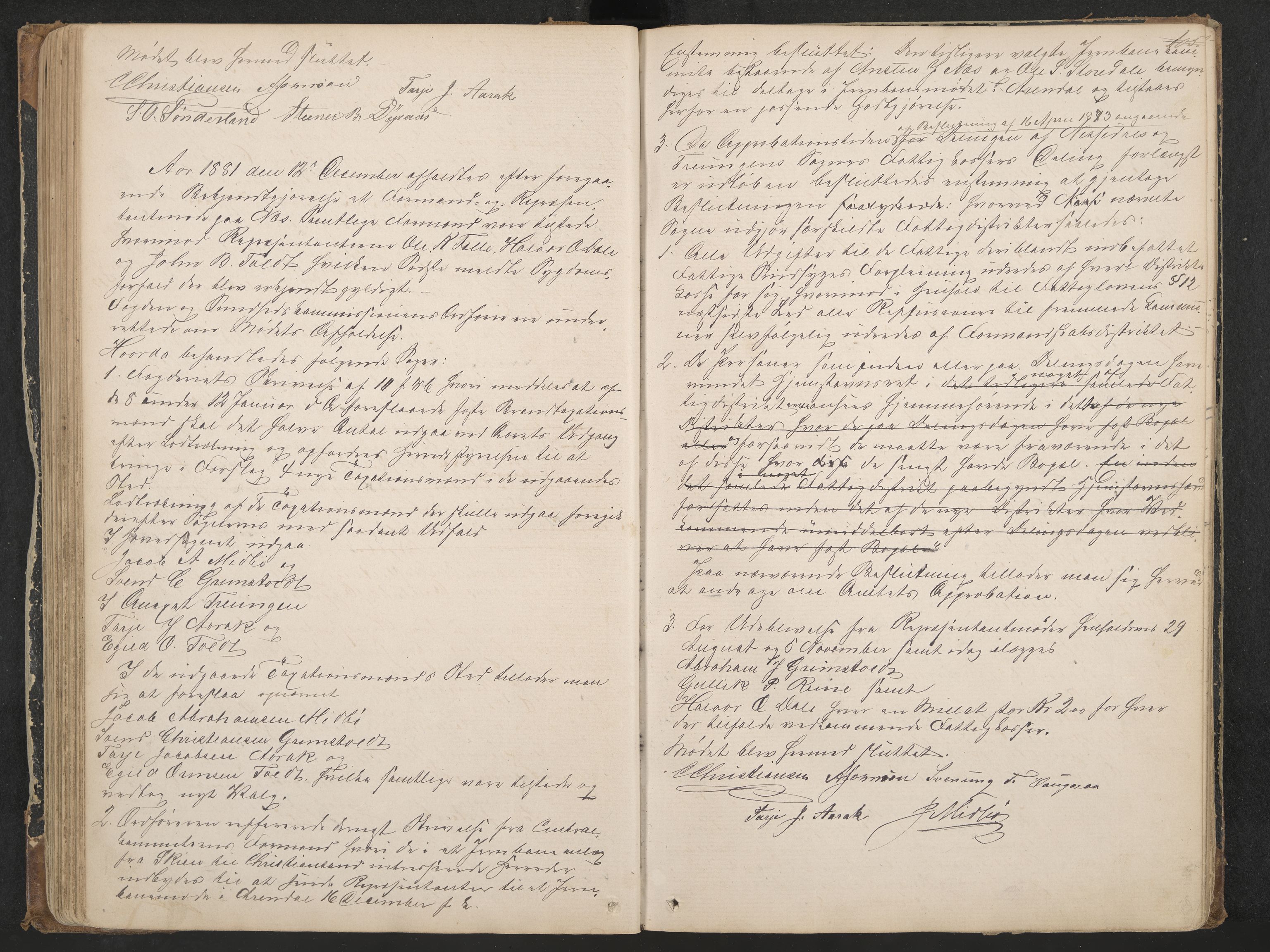 Nissedal formannskap og sentraladministrasjon, IKAK/0830021-1/A/L0002: Møtebok, 1870-1892, p. 105