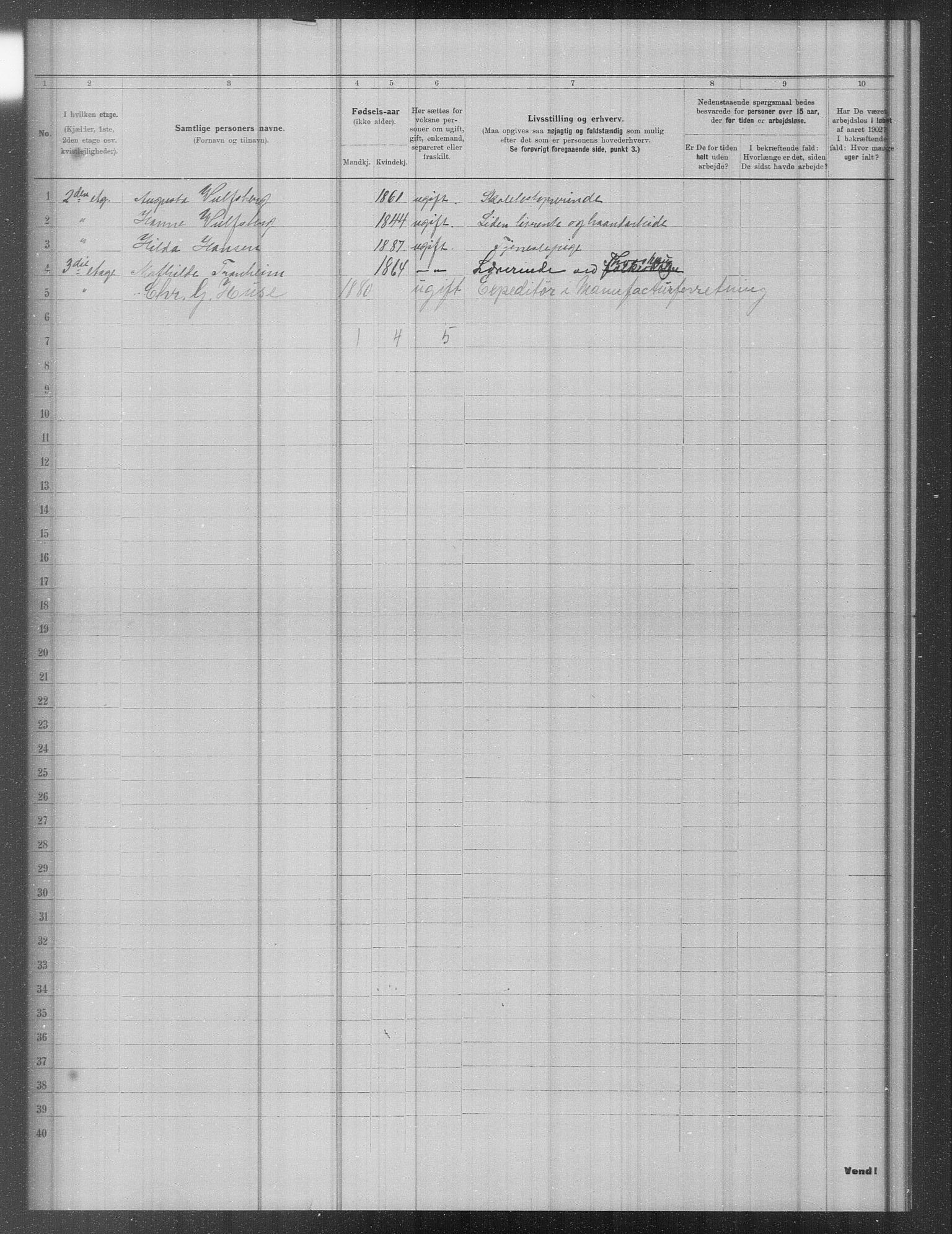 OBA, Municipal Census 1902 for Kristiania, 1902, p. 11242