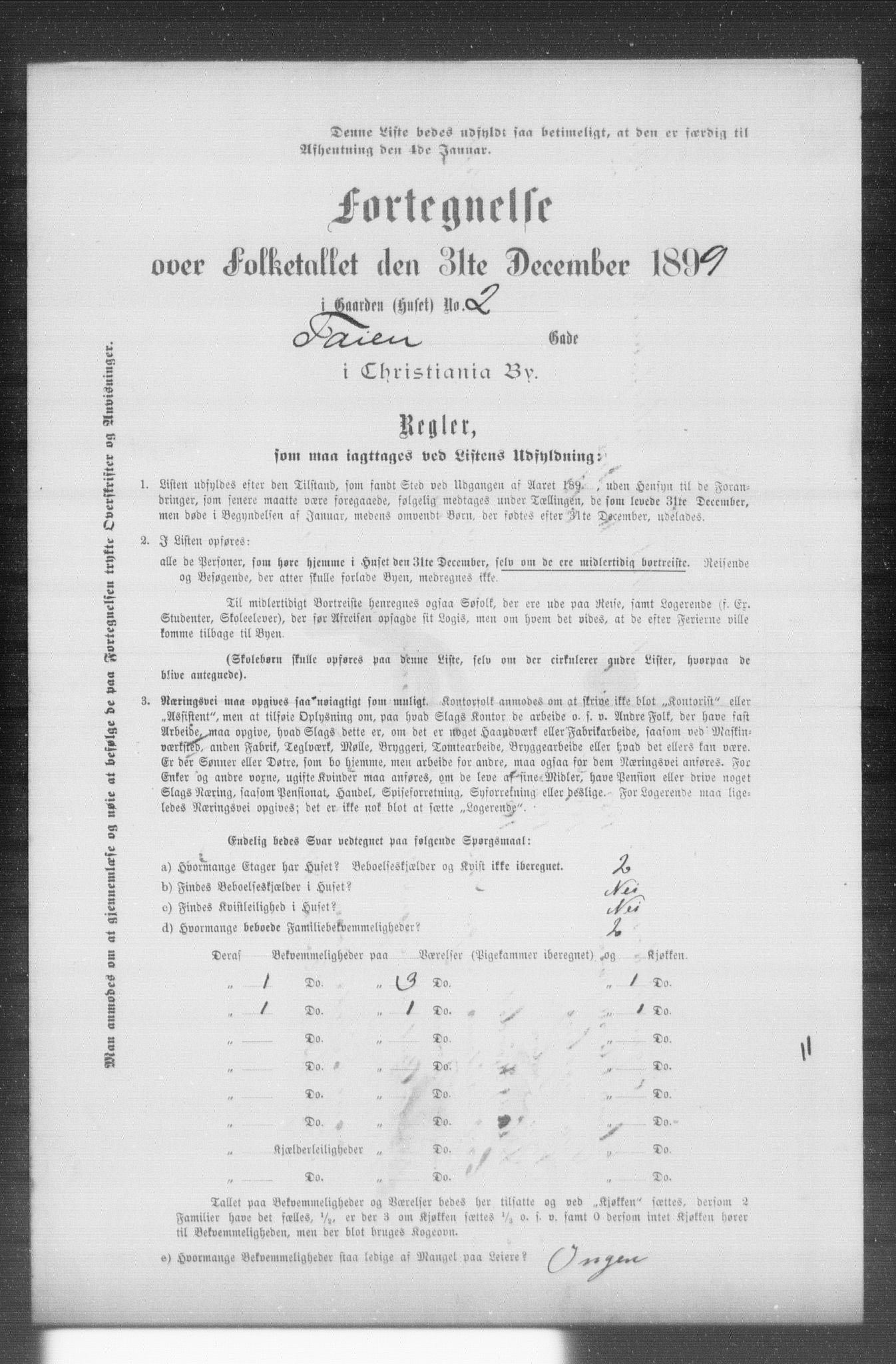 OBA, Municipal Census 1899 for Kristiania, 1899, p. 15203